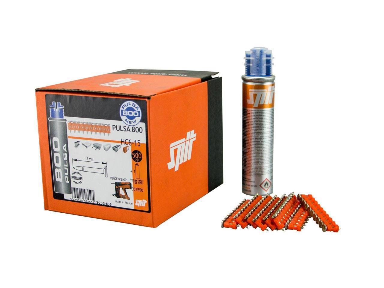Fotin Καρφωτικού Καρφιά Spit Pulsa Hc6 15 + Φιάλη P800/P40 (500Τεμ) FOT-SPIT-57550 Fotin Καρφωτικού Καρφιά Spit Pulsa Hc6 15 + Φιάλη P800/P40 (500Τεμ) FOT-SPIT-57550