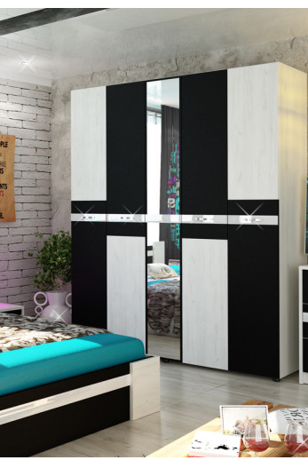 Ντουλάπα Stillo-Smart Home, 169/52/201 εκ, Genomax Genom1219921288 Ντουλάπα Stillo-Smart Home, 169/52/201 εκ, Genomax Genom1219921288