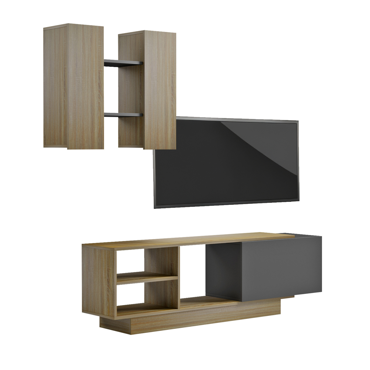 Intrahome ΣΥΝΘΕΣΗ ΤΗΛΕΟΡΑΣΗΣ SCASABLANCAINCASABLANCALTCASABLANCAIE-DOROCASABLANCALTCASABLANCAIHEE ΜΕΛΑΜΙΝΗ ΣΟΝΑΜΑ-ΓΚΡΙ 140x31.5x43.5Υεκ. intraho-1646788