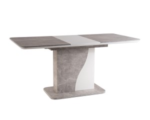 TABLE SYRIUSZ GRAY (CONCRETE EFFECT) / WHITE MATT 120 (160) X80 IN DIOMMI SYRIUSZSZBM120IN DIOMMI-80-2496