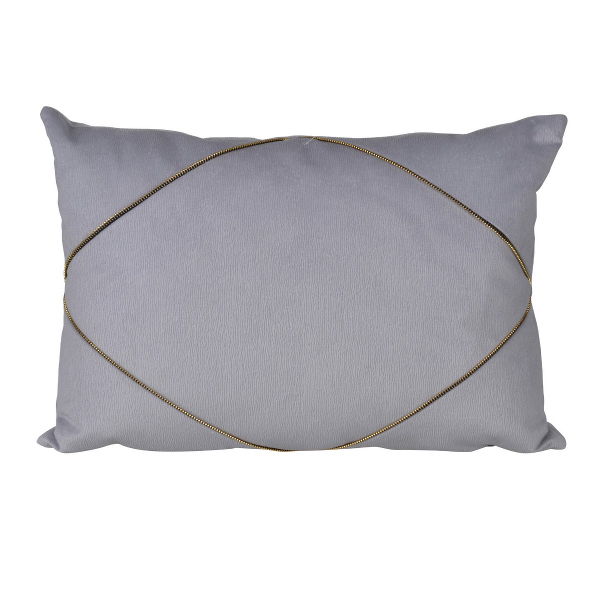 Artekko Pillow Μαξιλάρι με Φερμουάρ Ύφασμα Γκρι (35x50x12)cm Artekko T42339