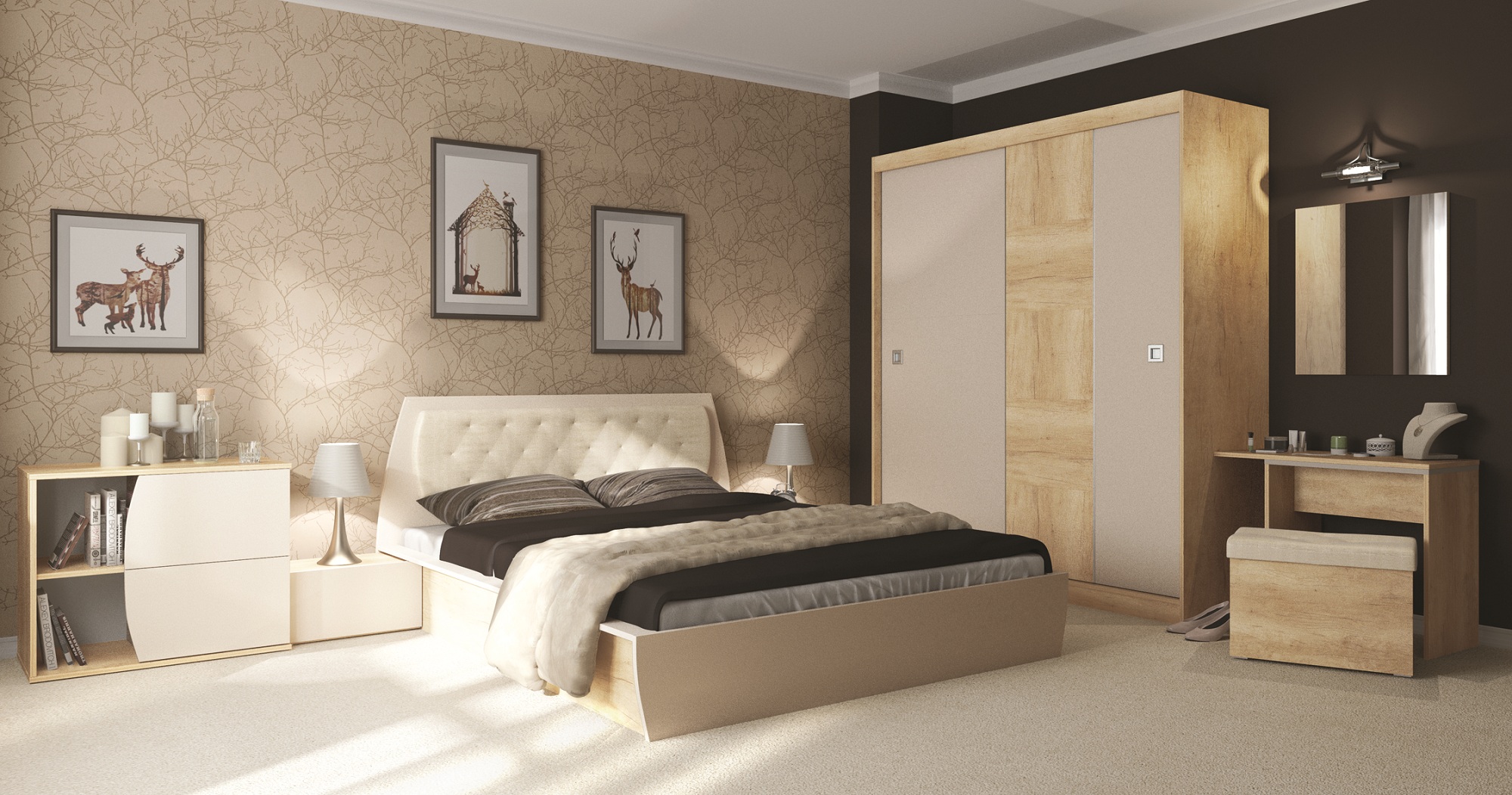 Σετ Κρεβατοκάμαρας ξύλινο TAIS2 160×200 DIOMMI 40-024 DIOMMI-40-024 Σετ Κρεβατοκάμαρας ξύλινο TAIS2 160×200 DIOMMI 40-024 DIOMMI-40-024