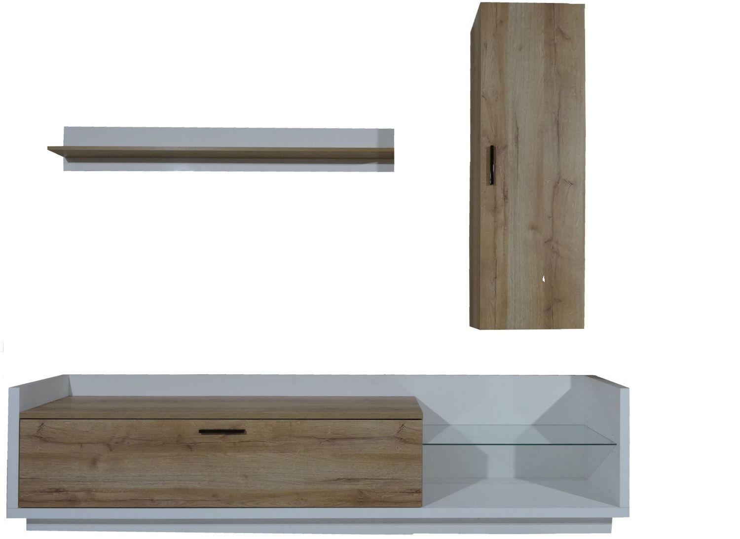 Lh-homefurniture Σύνθεση Talina_ec Λευκό+Kingstone Oak 240x175x48cm Talina_36_1 Lh-homefurniture Σύνθεση Talina_ec Λευκό+Kingstone Oak 240x175x48cm Talina_36_1