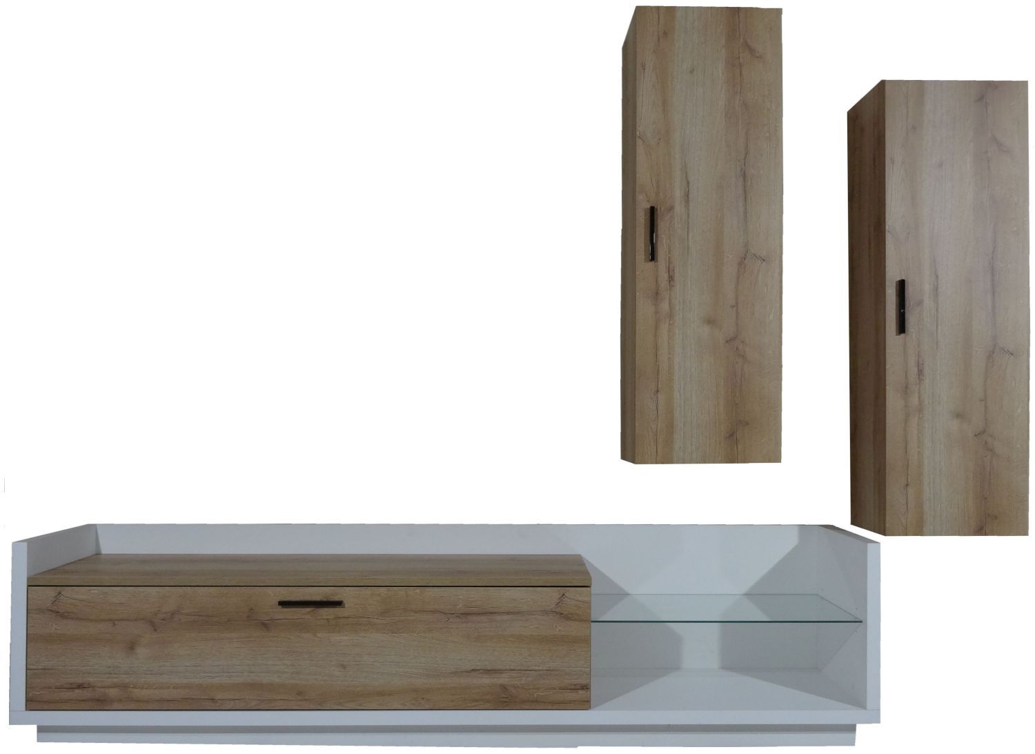 Lh-homefurniture Σύνθεση Talina_ec Λευκό+Kingstone Oak 270x175x48cm Talina_36_ec Lh-homefurniture Σύνθεση Talina_ec Λευκό+Kingstone Oak 270x175x48cm Talina_36_ec