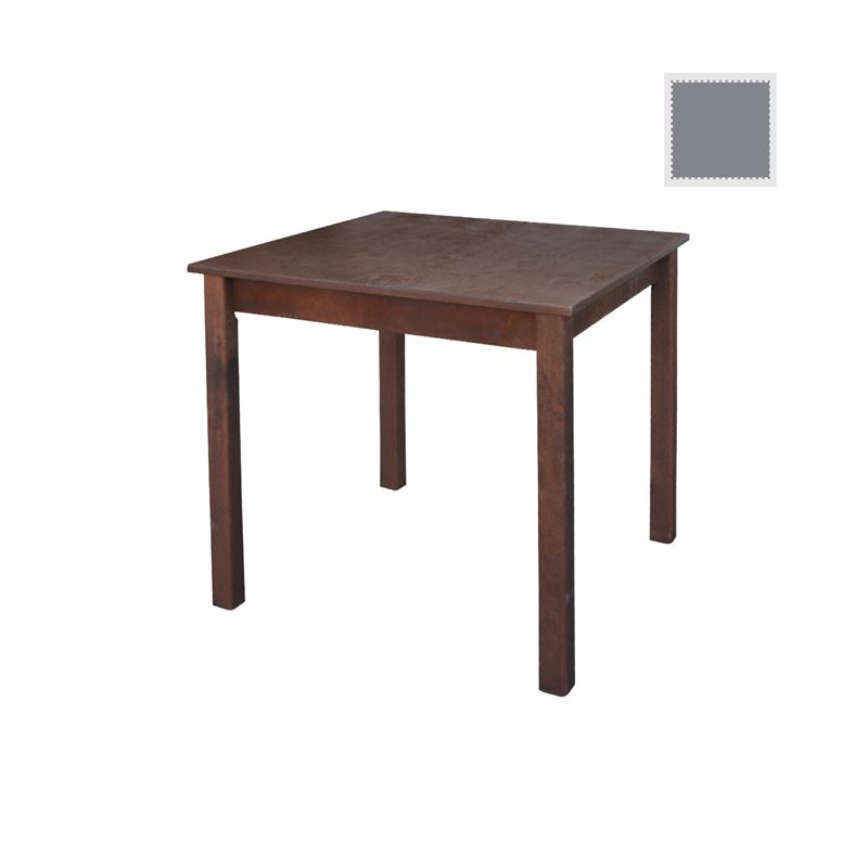 WOODWELL Ταβέρνας Τραπέζι Λυόμενο Οξιά - Κόντρα Πλακέ, Βαφή Εμποτισμού Λάκα Γκρι 70x70x75cm Ρ515,Ε10