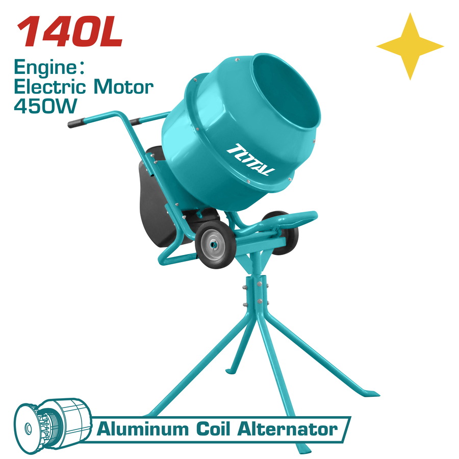 TOTAL ΜΠΕΤΟΝΙΕΡΑ 140Lit / 450W / 0.6HP (TCMF140451) TOTAL ΜΠΕΤΟΝΙΕΡΑ 140Lit / 450W / 0.6HP (TCMF140451)
