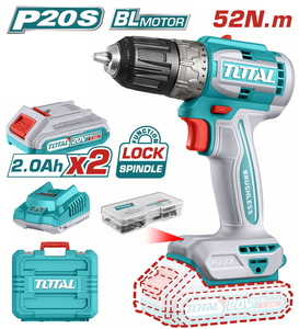 TOTAL ΕΠΑΓΓ. ΔΡΑΠΑΝΟΚΑΤΣΑΒΙΔΟ ΜΠΑΤ. Li-ion 20V / 2Ah / 52Nm / 2 ΜΠΑΤ (TDLI20453) TOTAL ΕΠΑΓΓ. ΔΡΑΠΑΝΟΚΑΤΣΑΒΙΔΟ ΜΠΑΤ. Li-ion 20V / 2Ah / 52Nm / 2 ΜΠΑΤ (TDLI20453)