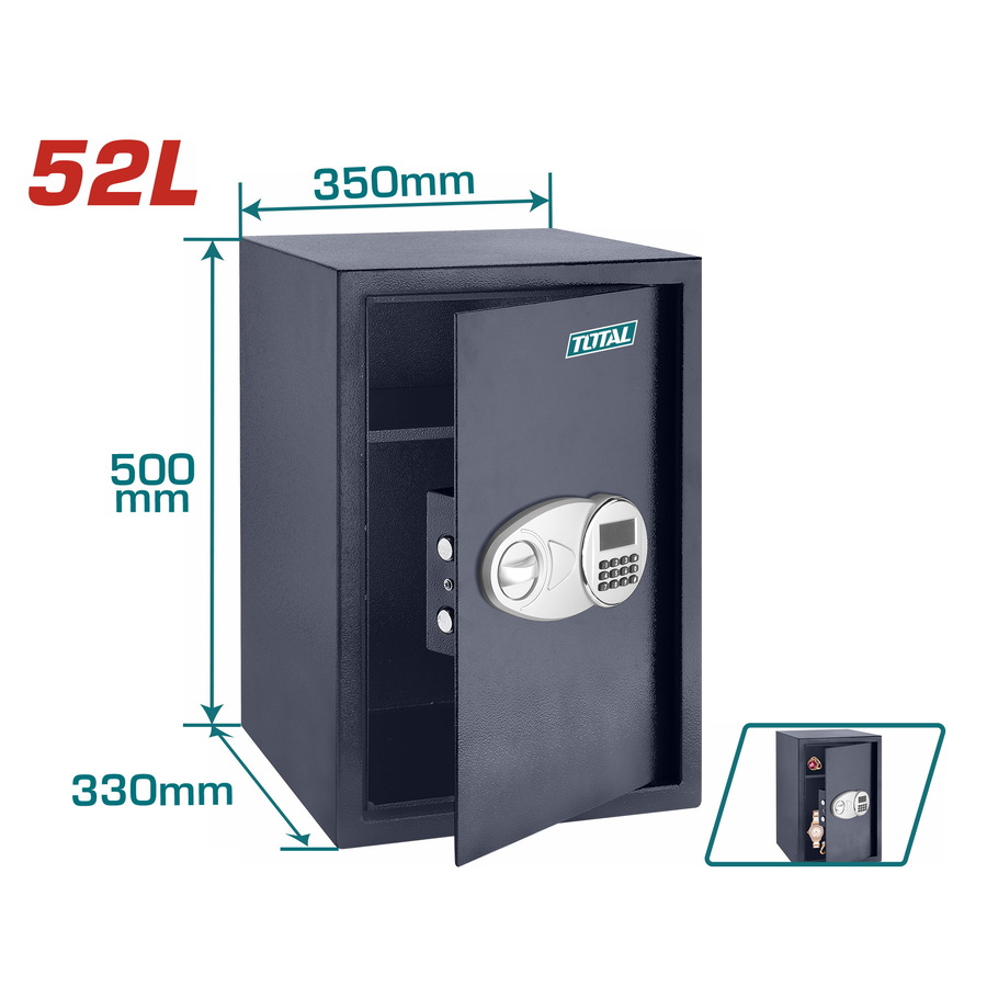 TOTAL ΗΛΕΚΤΡΟΝΙΚΟ ΧΡΗΜΑΤΟΚΙΒΩΤΙΟ 52Lit (TESF5001) TOTAL ΗΛΕΚΤΡΟΝΙΚΟ ΧΡΗΜΑΤΟΚΙΒΩΤΙΟ 52Lit (TESF5001)