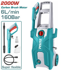 TOTAL ΕΠΑΓΓ. ΠΛΥΣΤΙΚΟ ΝΕΡΟΥ 2.000W / 160 Bar / Brush motor (TGT11376) TOTAL ΕΠΑΓΓ. ΠΛΥΣΤΙΚΟ ΝΕΡΟΥ 2.000W / 160 Bar / Brush motor (TGT11376)