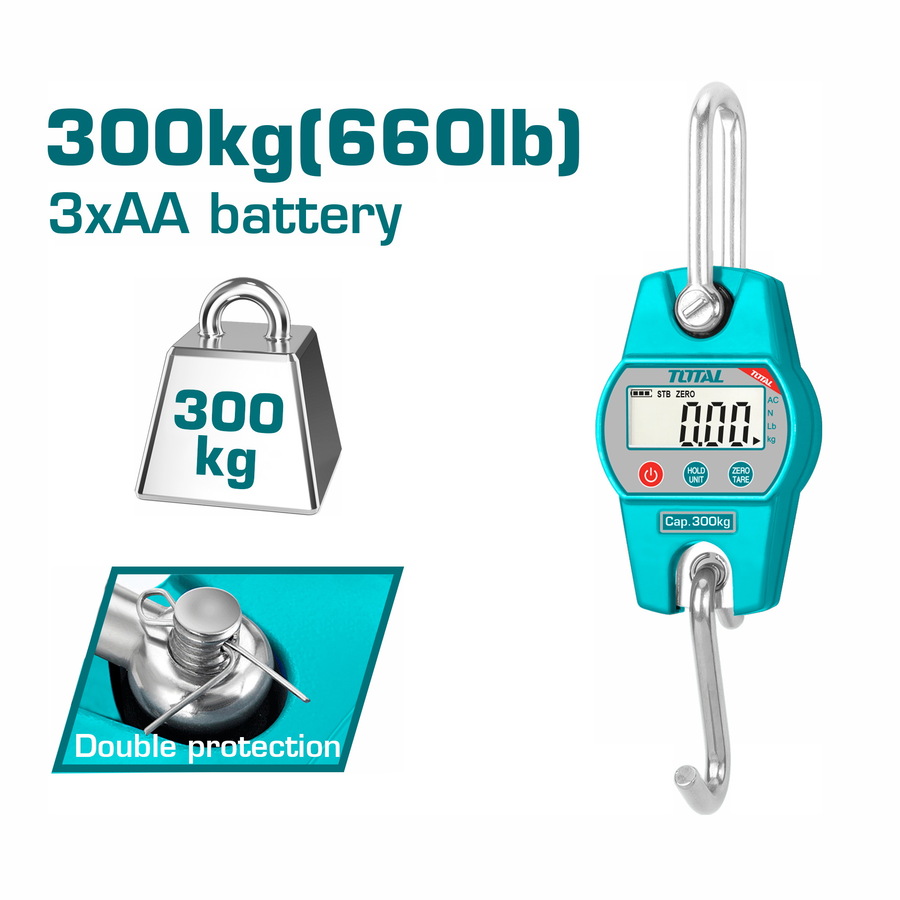 TOTAL ΖΥΓΑΡΙΑ ΓΕΡΑΝΟΥ ΨΗΦΙΑΚΗ 300Kg (THESA63001) TOTAL ΖΥΓΑΡΙΑ ΓΕΡΑΝΟΥ ΨΗΦΙΑΚΗ 300Kg (THESA63001)