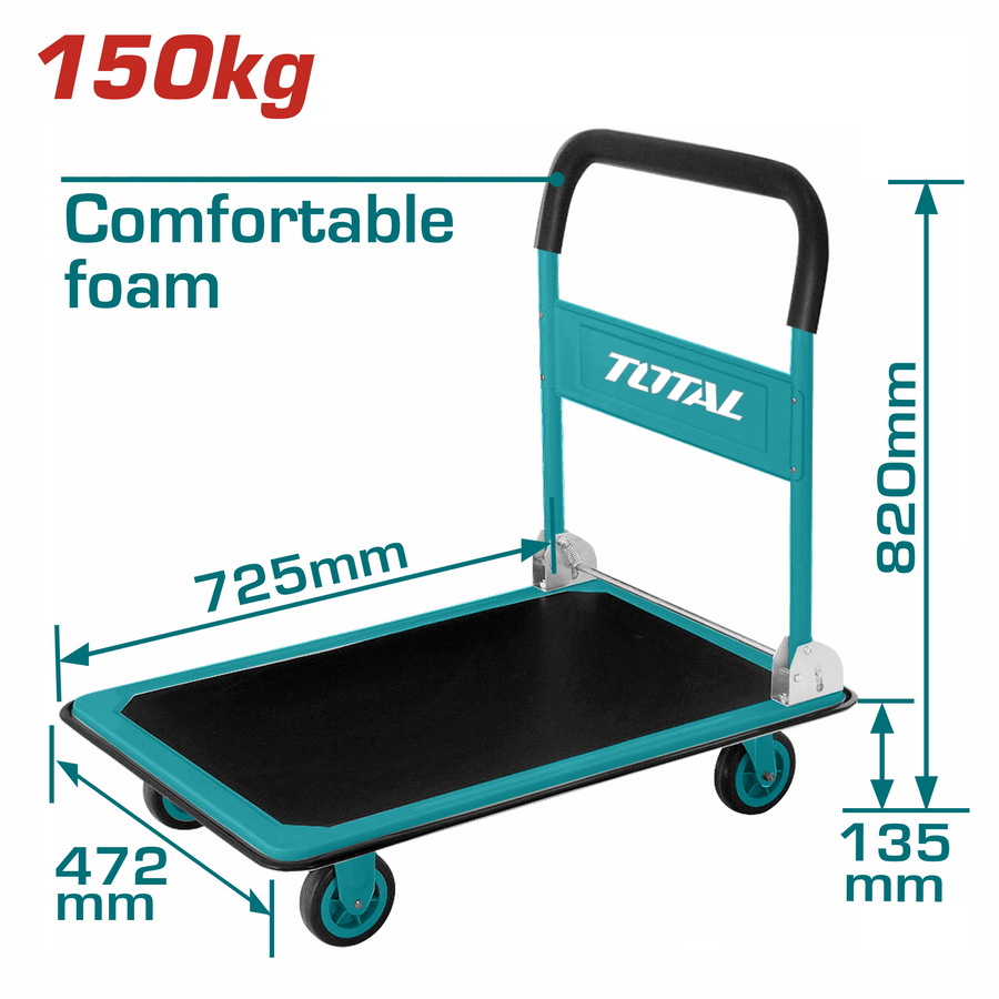 TOTAL ΠΛΑΤΦΟΡΜΑ ΜΕΤΑΦΟΡΑΣ ΠΤΥΣΣΟΜΕΝΗ 150Kg (THTHP11502) TOTAL ΠΛΑΤΦΟΡΜΑ ΜΕΤΑΦΟΡΑΣ ΠΤΥΣΣΟΜΕΝΗ 150Kg (THTHP11502)