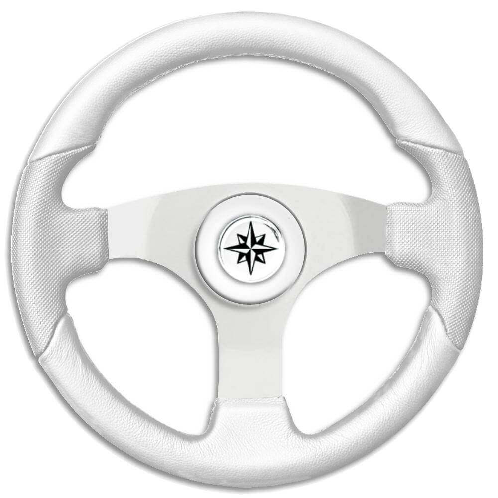 Τιμόνι Πολυουρεθάνης T15 - 350mm - Λευκό FOUR-23160