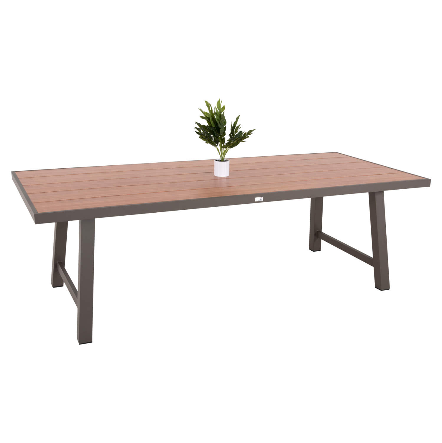 Intrahome ΤΡΑΠΕΖΙ ΑΛΟΥΜΙΝΙΟΥ GOLILONGWEKUCASABLANCALCASABLANCA_LUMPURERLEY .04 ΣΑΜΠΑΝΙ ΜΕ ΕΠΙΦΑΝΕΙΑ ΑΠΟΜΙΜΗΣΗΣ ΞΥΛΟΥ 240Χ105Χ75Υεκ. intraho-1646572