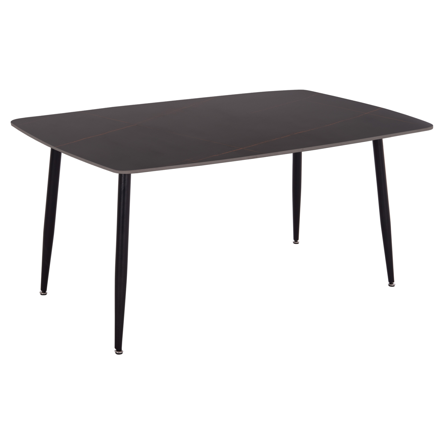 ΤΡΑΠΕΖΙ RAVEN HM18150.02 ΚΕΡΑΜΙΚΟ TOP ΜΕ ΟΨΗ ΜΑΥΡΟ ΜΑΡΜΑΡΟ 160x80x74Υεκ.