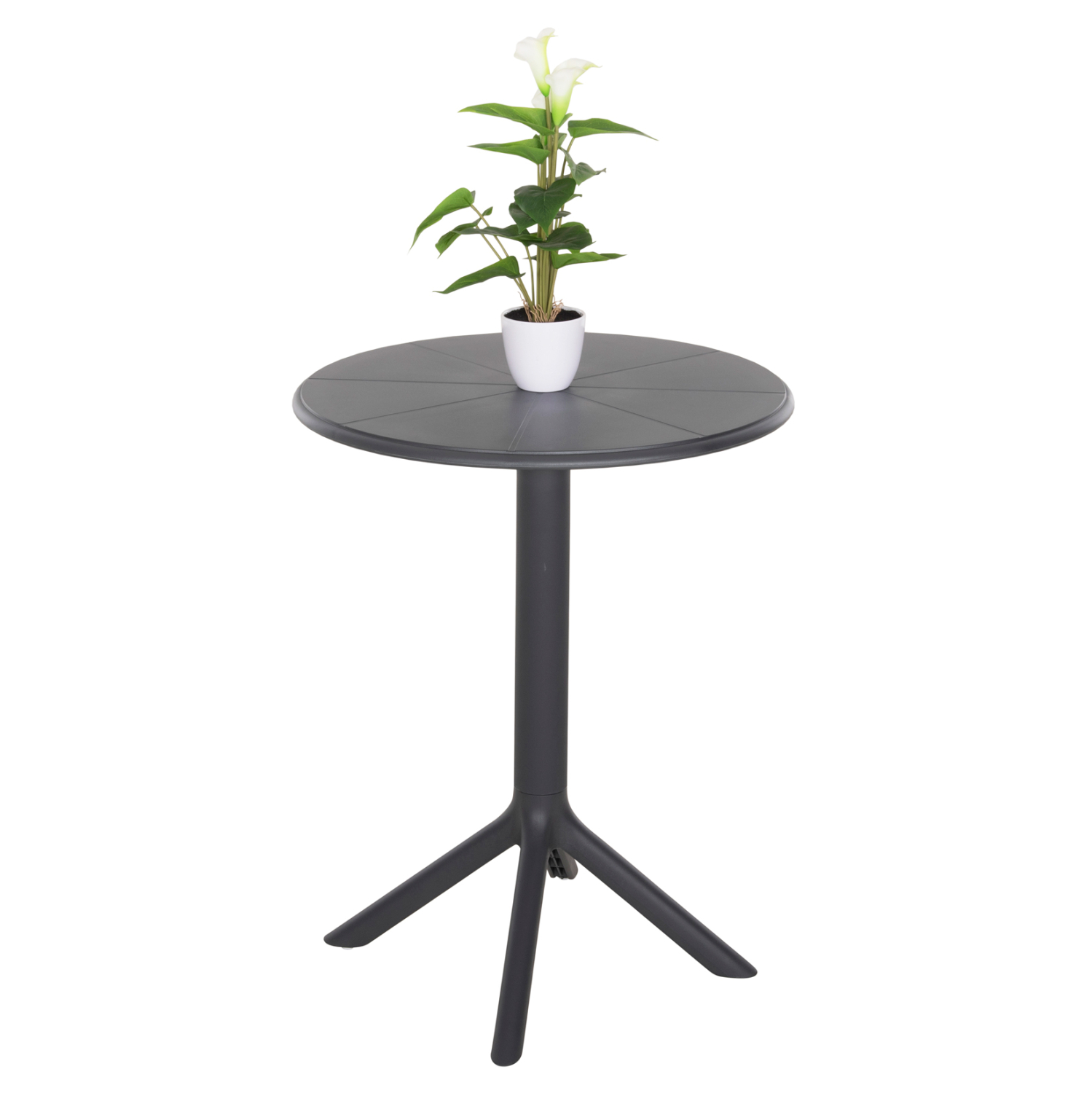 Intrahome ΤΡΑΠΕΖΙ ΠΟΛΥΠΡΟΠΥΛΕΝΙΟΥ ΣΤΡΟΓΓΥΛΟ CASABLANCALTCASABLANCAIERRIN .16 ΚΟΚΚΙΝΟ Φ61x77Υεκ. intraho-1646699