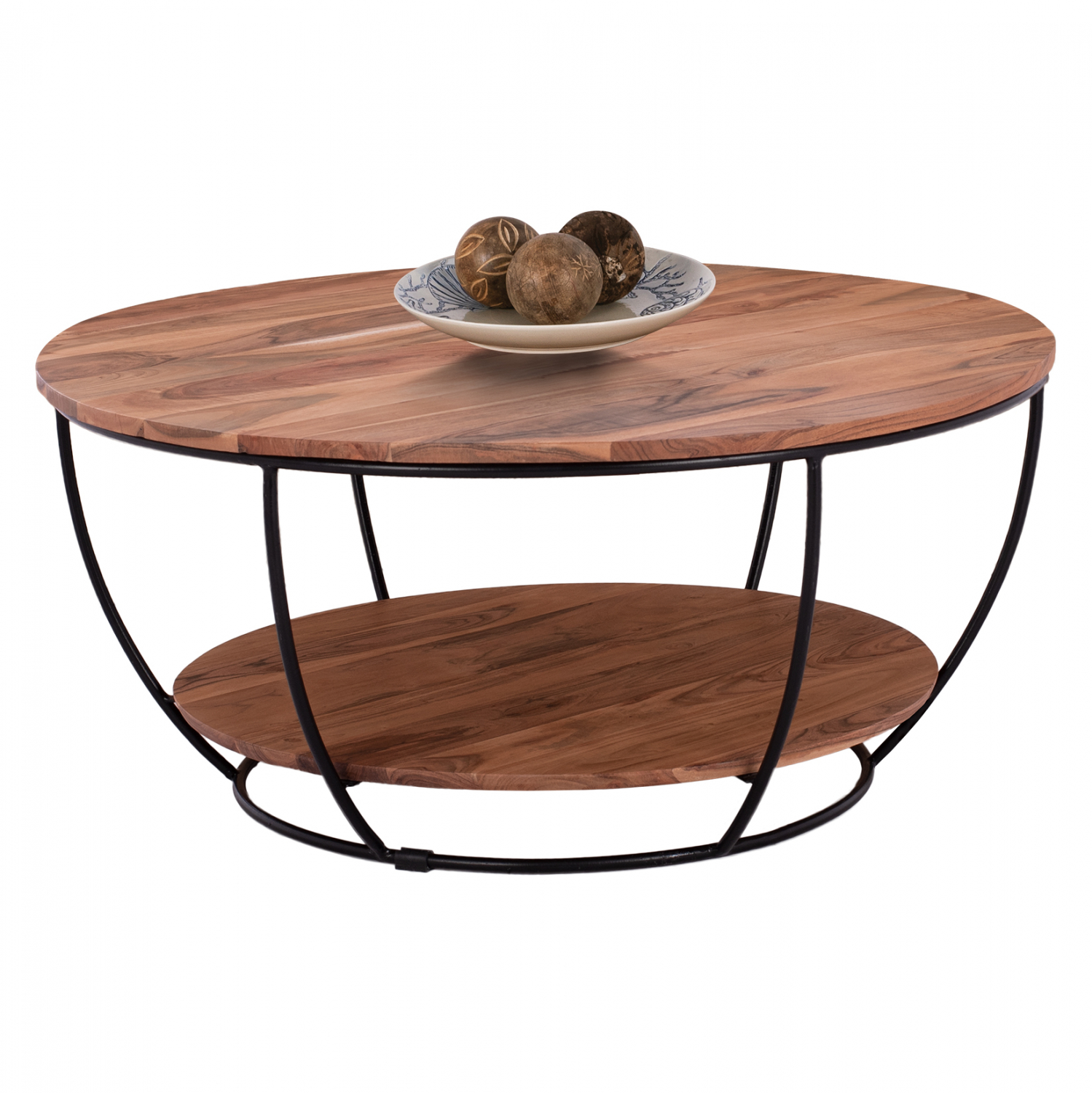 Intrahome ΤΡΑΠΕΖΙ ΣΑΛΟΝΙΟΥ CASABLANCANNECASABLANCALTCASABLANCAICASABLANCALTCASABLANCAIE ΜΕ ΞΥΛΟ ΑΚΑΚΙΑΣ .11 Φ90x40 εκ. intraho-1643049