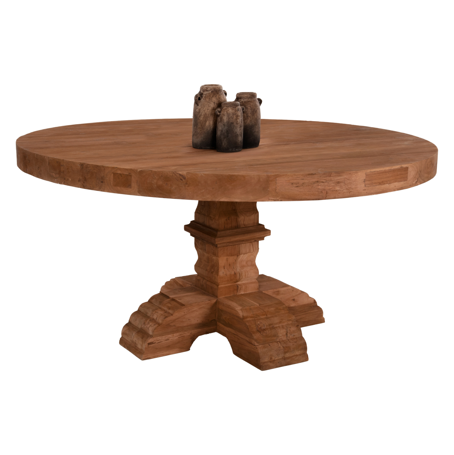 Intrahome ΤΡΑΠΕΖΙ ΣΤΡΟΓΓΥΛΟ SCASABLANCAINCASABLANCALTCASABLANCAIE-URSULE ΑΝΑΚΥΚΛ. ΤΕΑΚ ΞΥΛΟ ΣΚΑΛΙΣΤΟ ΠΟΔΙ-8εκ.ΕΠΙΦΑΝΕΙΑ Φ150x76Υεκ. intraho-1614341