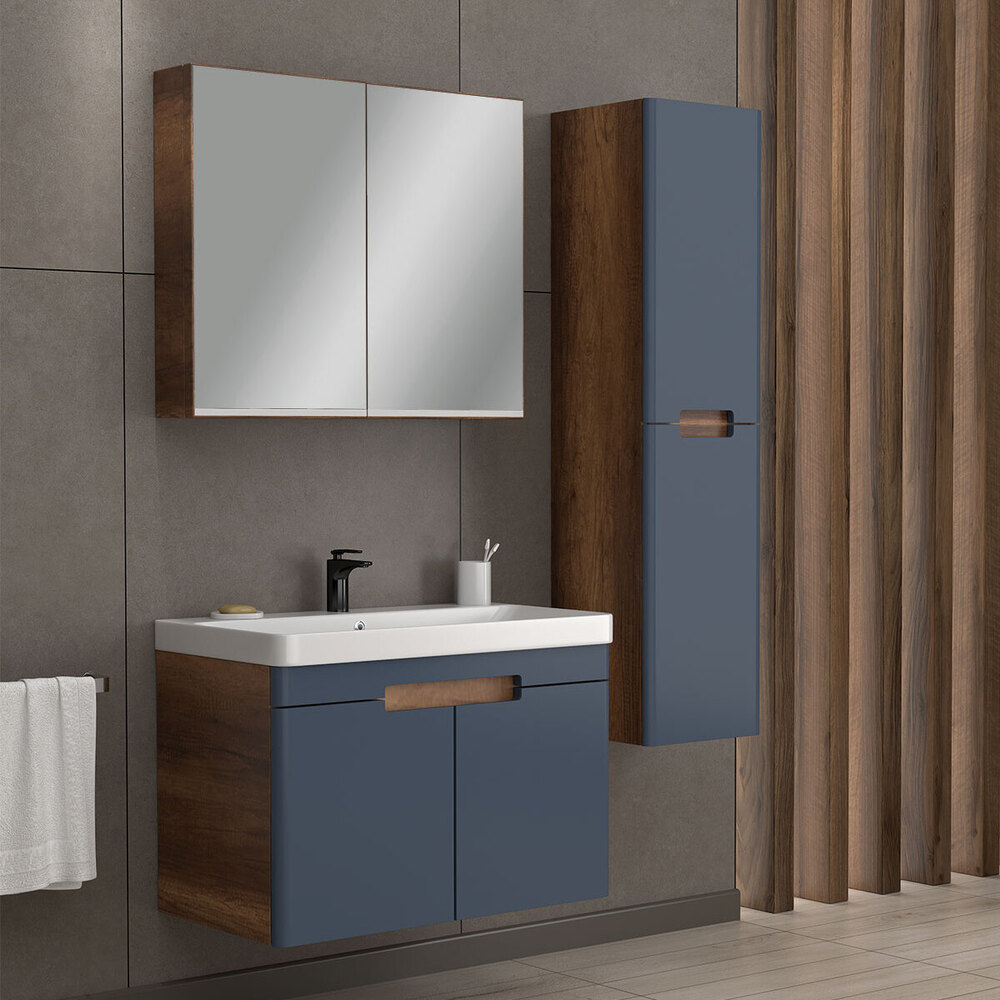 Σετ Έπιπλο Μπάνιο TREND Ανθρακί MDF 18mm Λάκα 80 9STRE080ABM 9STRE080ABM Σετ Έπιπλο Μπάνιο TREND Ανθρακί MDF 18mm Λάκα 80 9STRE080ABM 9STRE080ABM