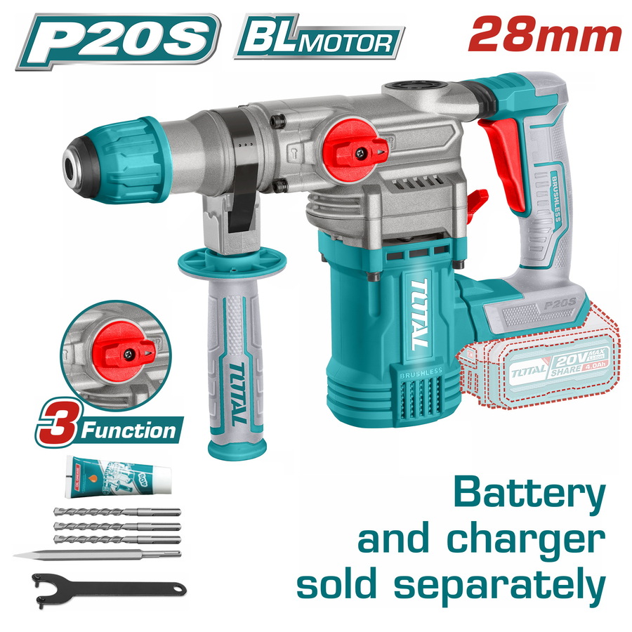 TOTAL ΕΠΑΓΓ. ΠΝΕΥΜΑΤΙΚΟ ΠΙΣΤΟΛΕΤΟ ΜΠΑΤ. Li-ion 20V ΧΩΡΙΣ ΜΠΑΤΑΡΙΑ & ΦΟΡΤΙΣΤΗ (TRHLI20288) TOTAL ΕΠΑΓΓ. ΠΝΕΥΜΑΤΙΚΟ ΠΙΣΤΟΛΕΤΟ ΜΠΑΤ. Li-ion 20V ΧΩΡΙΣ ΜΠΑΤΑΡΙΑ & ΦΟΡΤΙΣΤΗ (TRHLI20288)