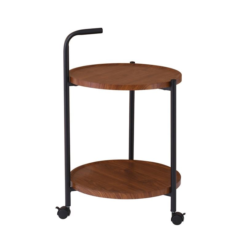 WOODWELL ΕΜ461TROLLEY – Βοηθητικό Τραπεζάκι Μέταλλο Βαφή Μαύρο, MDF with PVC Απόχρωση Καρυδί 60x38x65cm ΕΜ461 WOODWELL ΕΜ461TROLLEY – Βοηθητικό Τραπεζάκι Μέταλλο Βαφή Μαύρο, MDF with PVC Απόχρωση Καρυδί 60x38x65cm ΕΜ461