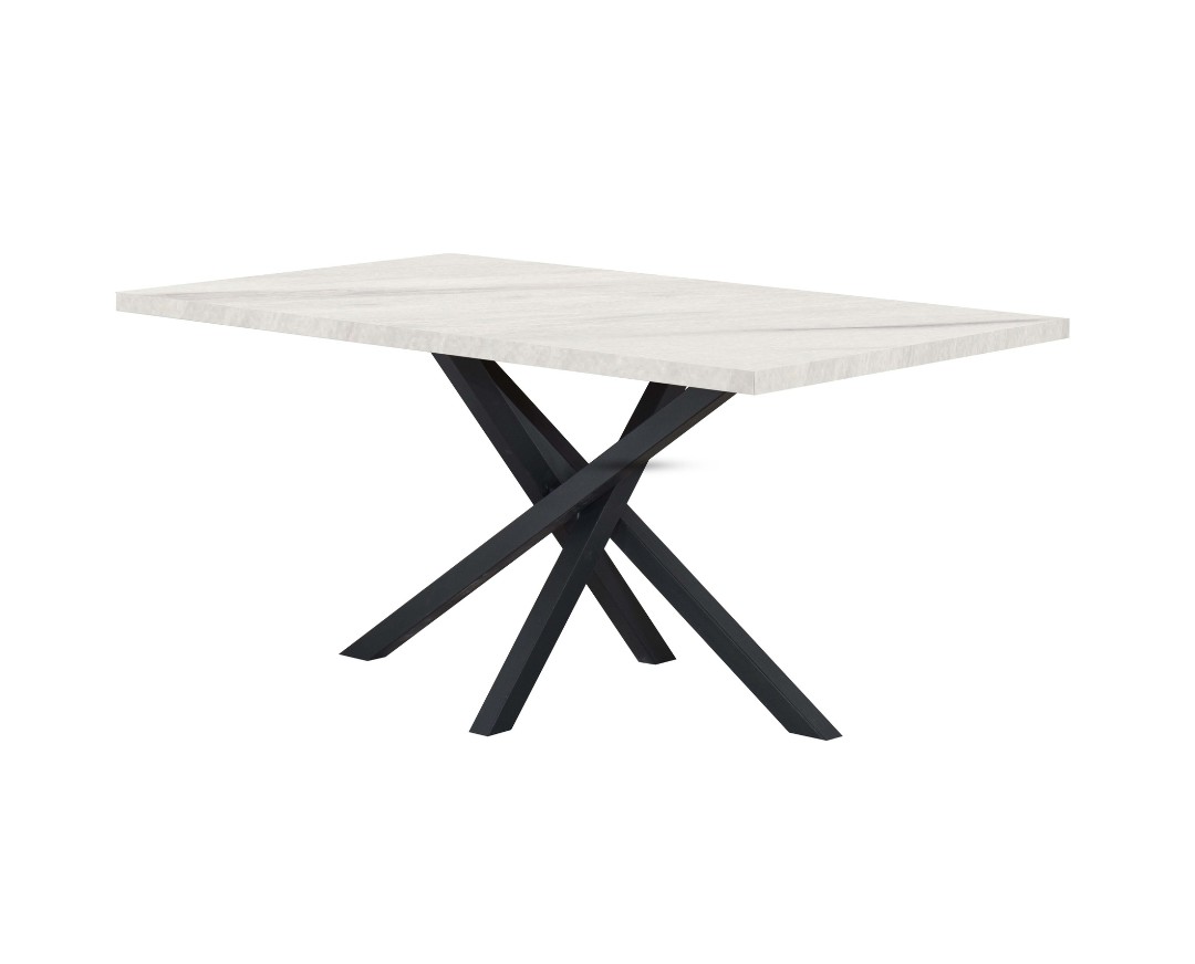 MATIS Τραπέζι δείπνου PABLO λευκό μάρμαρο 140×80 MATISPABLO14070 MATIS Τραπέζι δείπνου PABLO λευκό μάρμαρο 140×80 MATISPABLO14070