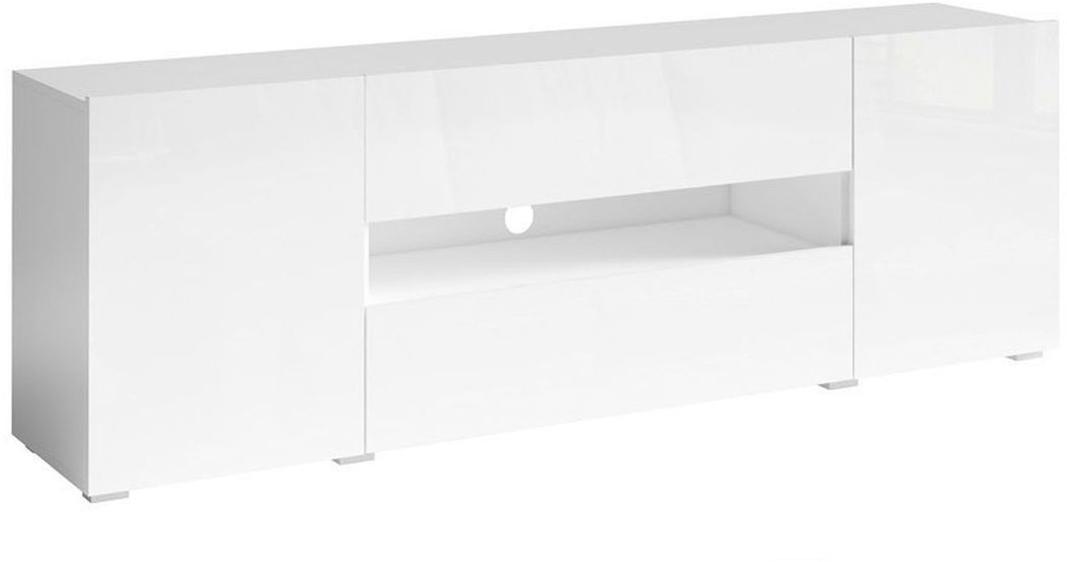 Έπιπλο τηλεόρασης Delos Λευκό 182x61x38cm