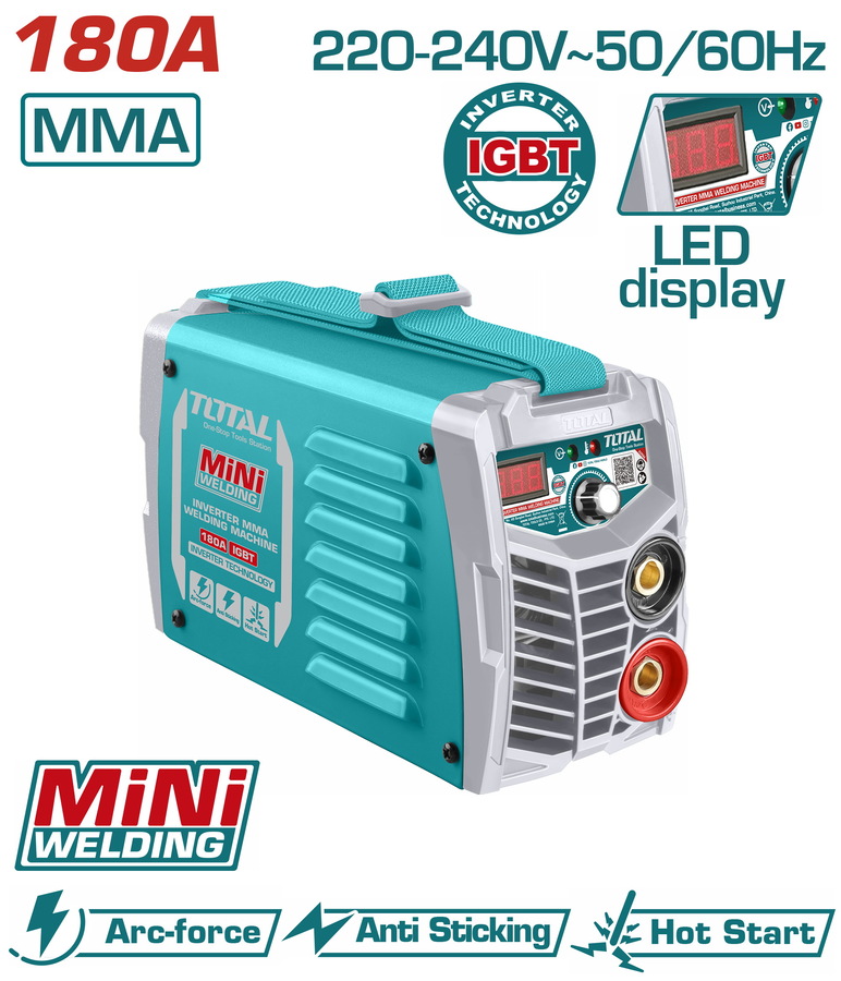 TOTAL ΗΛΕΚΤΡΟΚΟΛΛΗΣΗ INVERTER 230V / 180A (TW218016) TOTAL ΗΛΕΚΤΡΟΚΟΛΛΗΣΗ INVERTER 230V / 180A (TW218016)