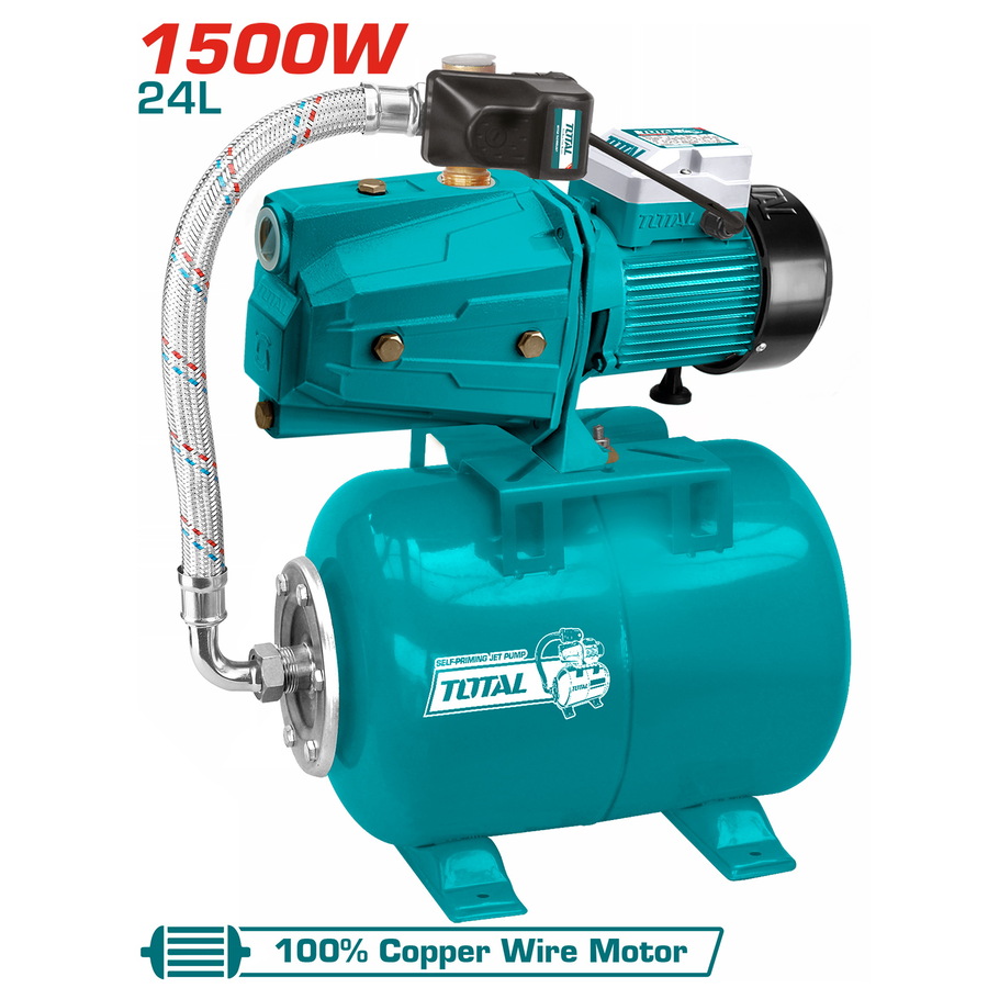 TOTAL ΠΙΕΣΤΙΚΟ ΝΕΡΟΥ 1.500W / 2HP (TWP415006) TOTAL ΠΙΕΣΤΙΚΟ ΝΕΡΟΥ 1.500W / 2HP (TWP415006)