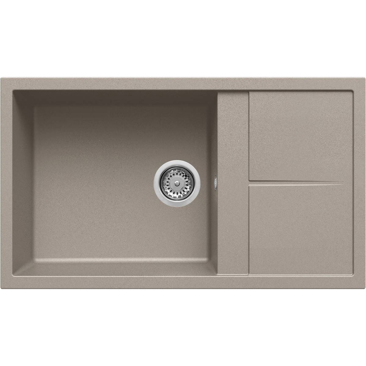 KARAG UNICO Νεροχύτης κουζίνας UNICO 410 Tortora 43 ELLECI 86x50cm KARAG-8032557036487 KARAG UNICO Νεροχύτης κουζίνας UNICO 410 Tortora 43 ELLECI 86x50cm KARAG-8032557036487