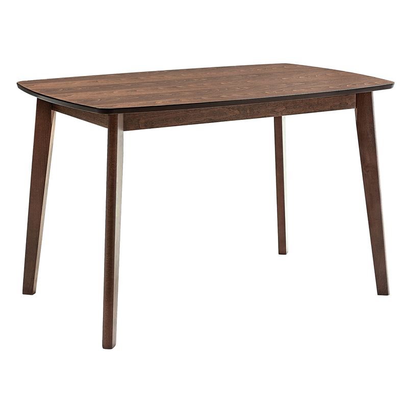 WOODWELL VENTI Τραπέζι Οξιά Καρυδί 120x80x75cm Ε7679