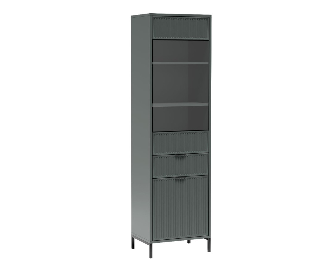 MATIS Βιτρίνα LINKA πράσινο 55x41x196 MATISJAR046/3 MATIS Βιτρίνα LINKA πράσινο 55x41x196 MATISJAR046/3