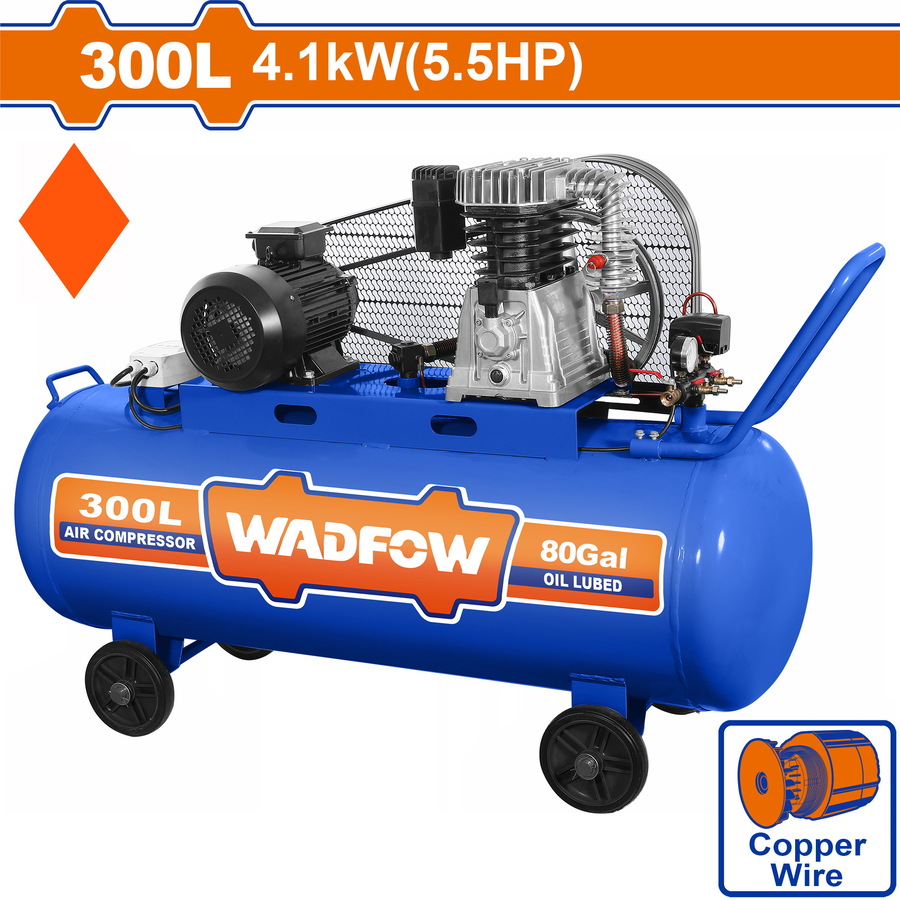 WADFOW ΑΕΡΟΣΥΜΠΙΕΣΤΗΣ ΙΜΑΝΤΑ 4.1kW / 5.5HP / 300Lit (WAP4R33) WADFOW ΑΕΡΟΣΥΜΠΙΕΣΤΗΣ ΙΜΑΝΤΑ 4.1kW / 5.5HP / 300Lit (WAP4R33)