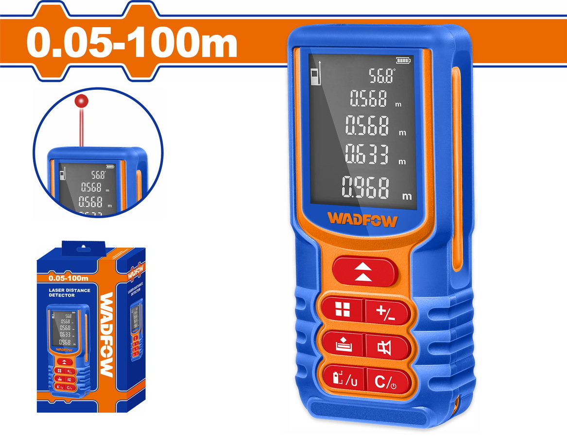 WADFOW ΜΕΤΡΗΤΗΣ ΑΠΟΣΤΑΣΕΩΝ LASER 100m (WDL1520) WADFOW ΜΕΤΡΗΤΗΣ ΑΠΟΣΤΑΣΕΩΝ LASER 100m (WDL1520)