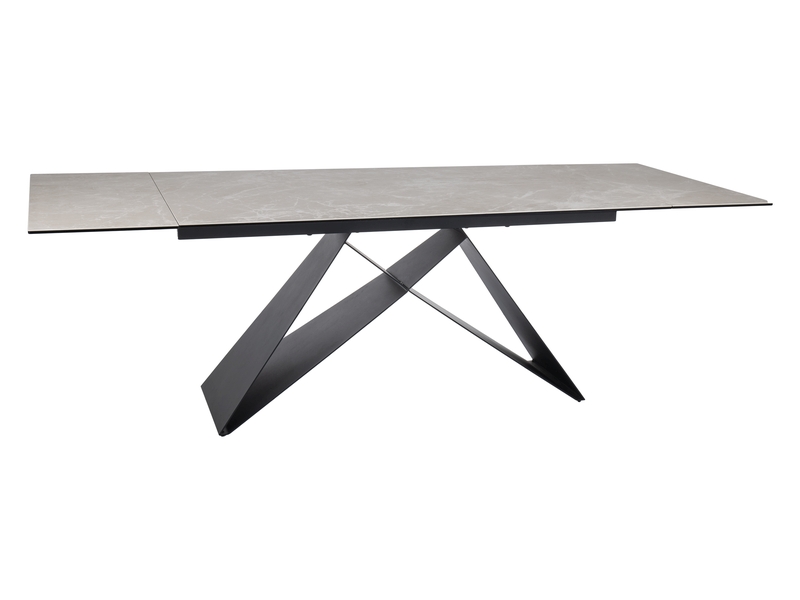 STÓŁ WESTIN CERAMIC KREM DIAMOND CREAM / CZARNY MAT (160-240)X90 DIOMMI-80-3860 STÓŁ WESTIN CERAMIC KREM DIAMOND CREAM / CZARNY MAT (160-240)X90 DIOMMI-80-3860