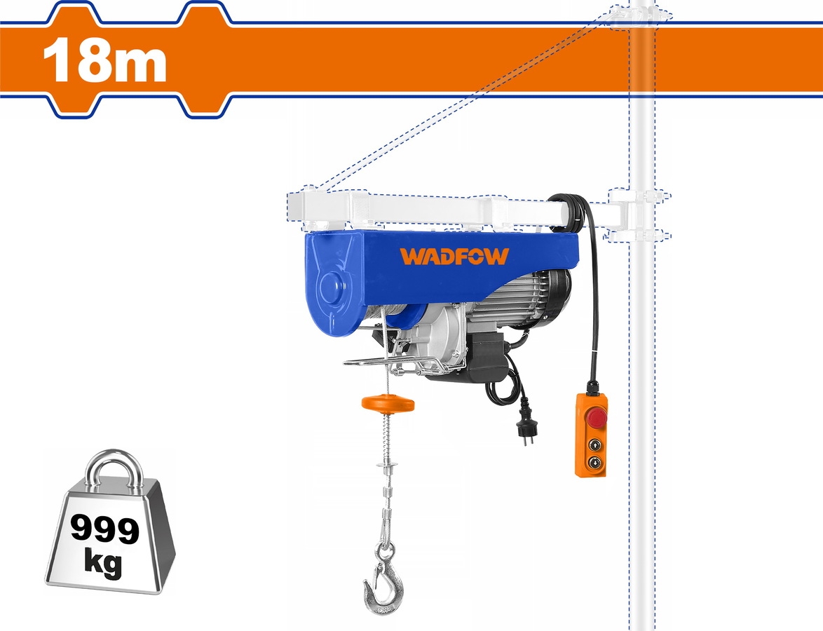 WADFOW ΗΛΕΚΤΡΙΚΟ ΠΑΛΑΓΚΟ 1.600W 500/999Kg 18m (WETH1A02) WADFOW ΗΛΕΚΤΡΙΚΟ ΠΑΛΑΓΚΟ 1.600W 500/999Kg 18m (WETH1A02)