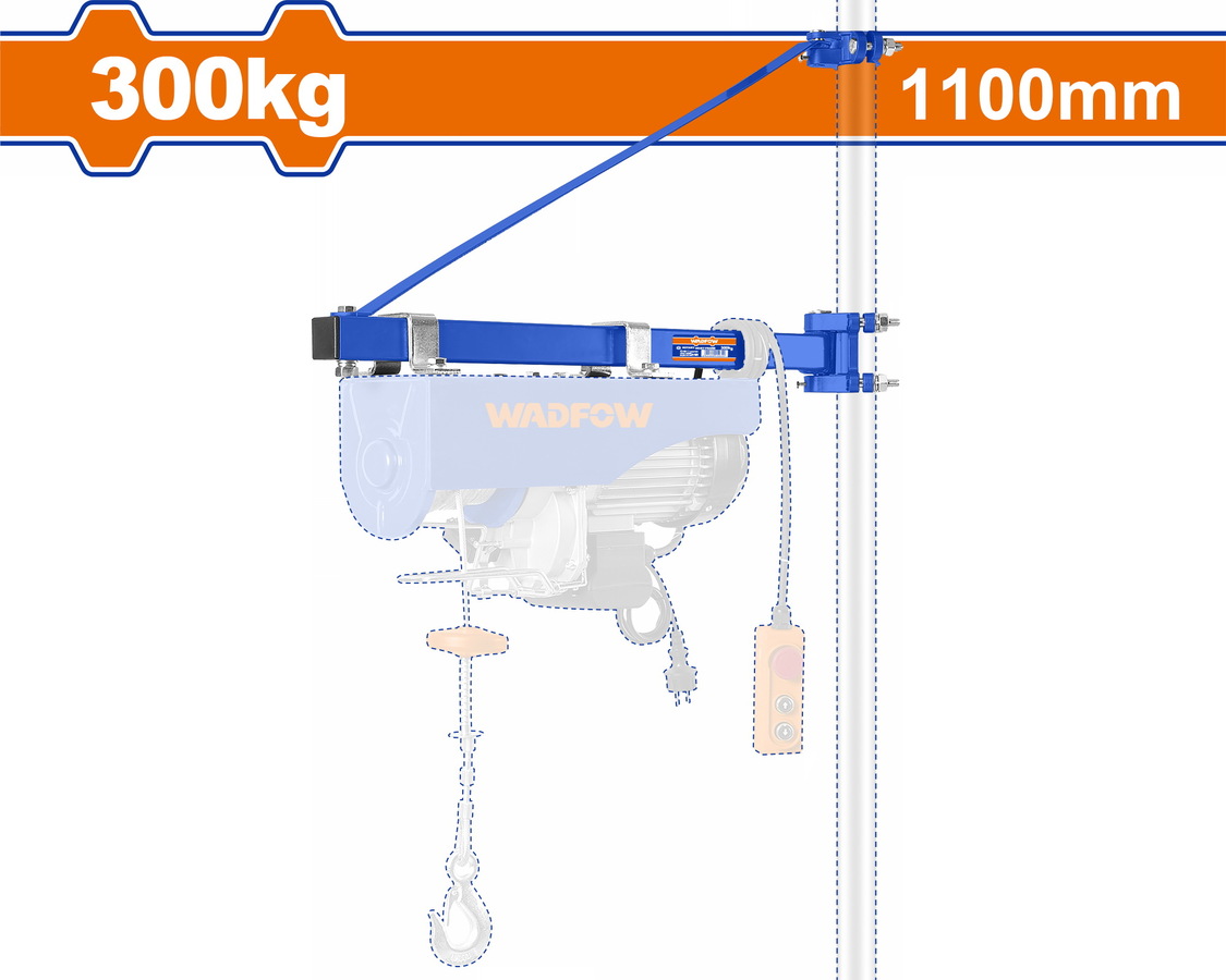 WADFOW ΒΡΑΧΙΟΝΑΣ ΠΑΛΑΓΚΟΥ 1100mm / 300Kg (WETS1A02) WADFOW ΒΡΑΧΙΟΝΑΣ ΠΑΛΑΓΚΟΥ 1100mm / 300Kg (WETS1A02)