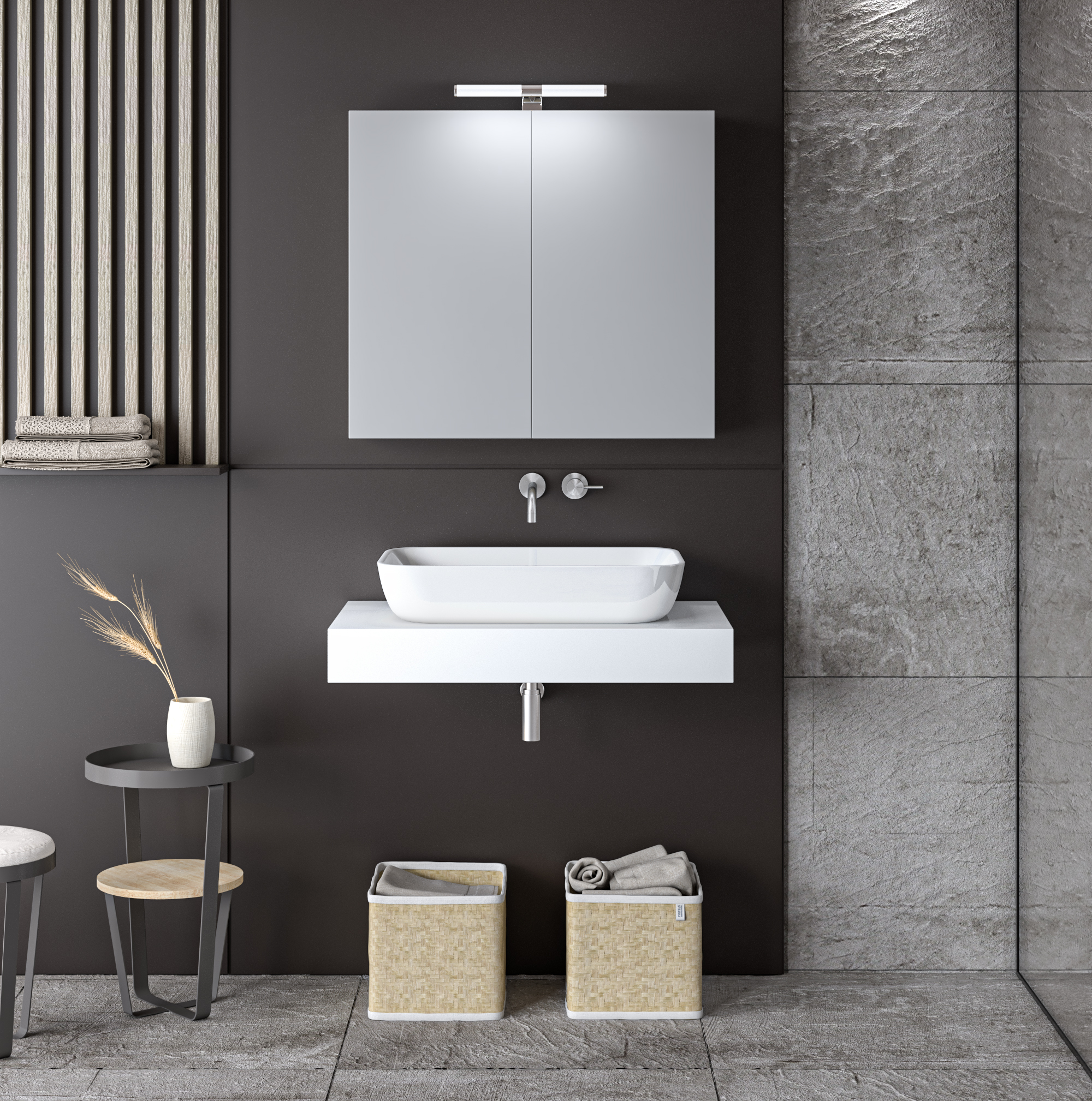 ΣΕΤ ΕΠΙΠΛΟΥ STONE 70cm χρ.WHITE 9SSTO070WH 9SSTO070WH ΣΕΤ ΕΠΙΠΛΟΥ STONE 70cm χρ.WHITE 9SSTO070WH 9SSTO070WH