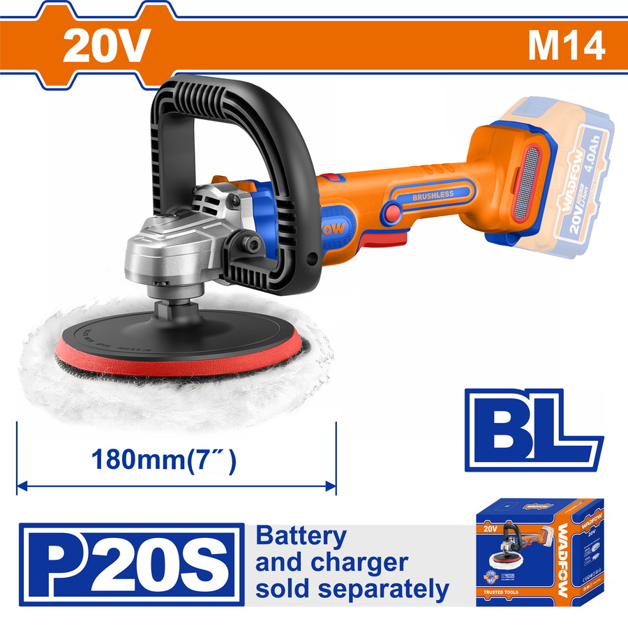 WADFOW ΑΛΟΙΦΑΔΟΡΟΣ 180mm ΜΠΑΤ. Li-ion 20V ΧΩΡΙΣ ΜΠΑΤΑΡΙΑ & ΦΟΡΤΙΣΤΗ (WHL1B18) WADFOW ΑΛΟΙΦΑΔΟΡΟΣ 180mm ΜΠΑΤ. Li-ion 20V ΧΩΡΙΣ ΜΠΑΤΑΡΙΑ & ΦΟΡΤΙΣΤΗ (WHL1B18)