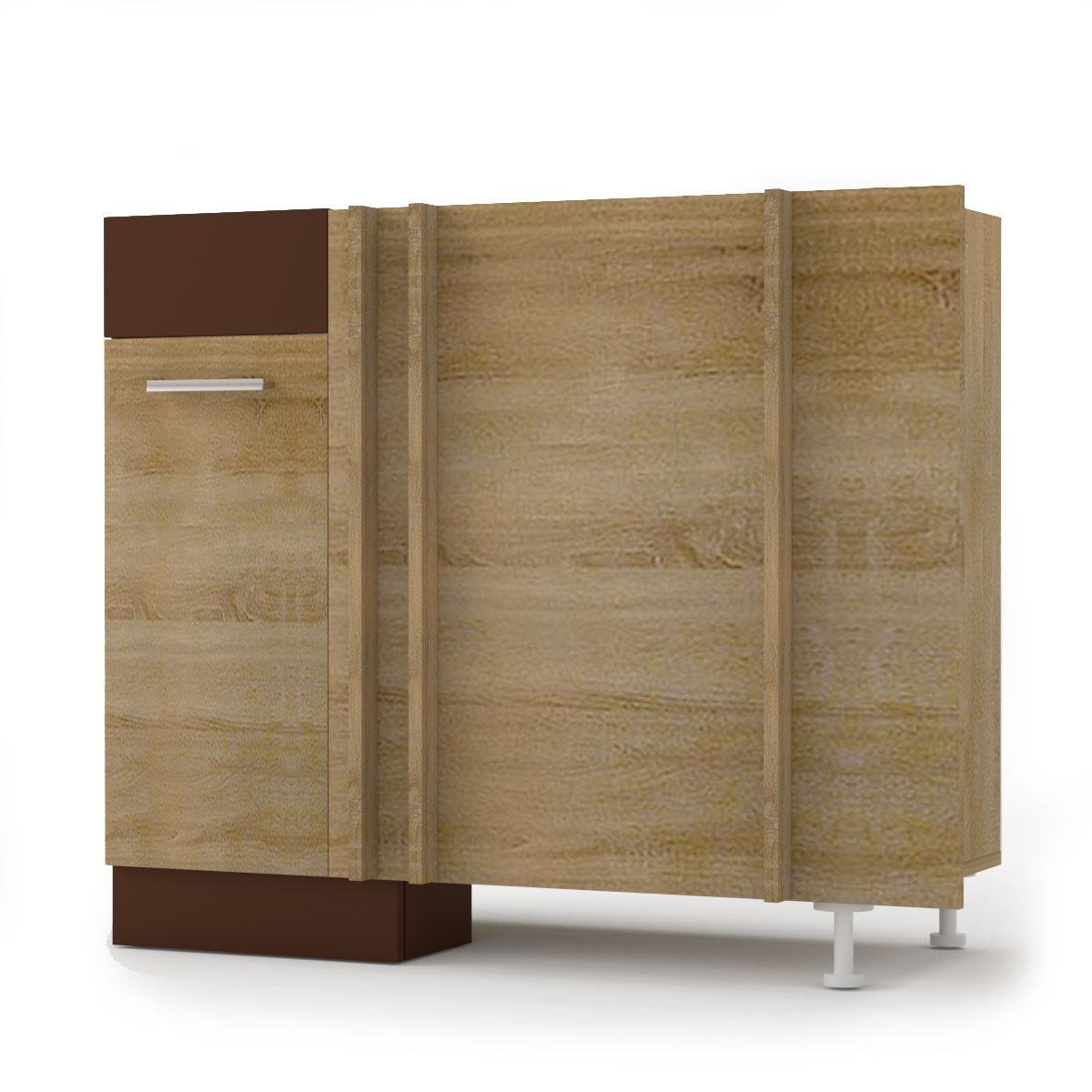 Alina Κάτω Ντουλάπι Γωνίας 100×44.5×85εκ Sonoma-Mocca SO-ADU100 Alina Κάτω Ντουλάπι Γωνίας 100×44.5×85εκ Sonoma-Mocca SO-ADU100