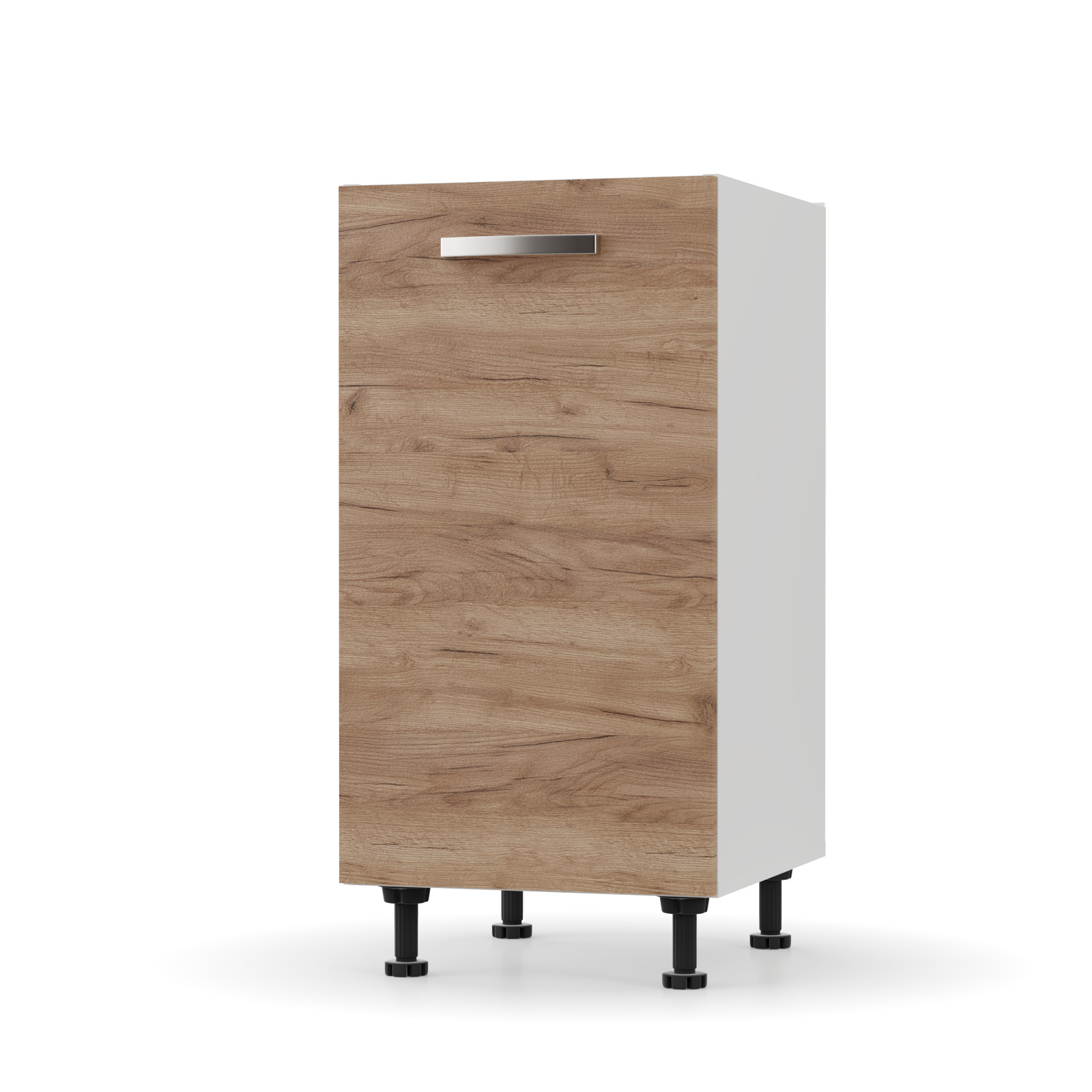 CHARLOTΤE Κάτω Ντουλάπι 40×46.5×82εκ με μεταλλικά χερούλια Χρυσό Δρυς SO-CD40G CHARLOTΤE Κάτω Ντουλάπι 40×46.5×82εκ με μεταλλικά χερούλια Χρυσό Δρυς SO-CD40G