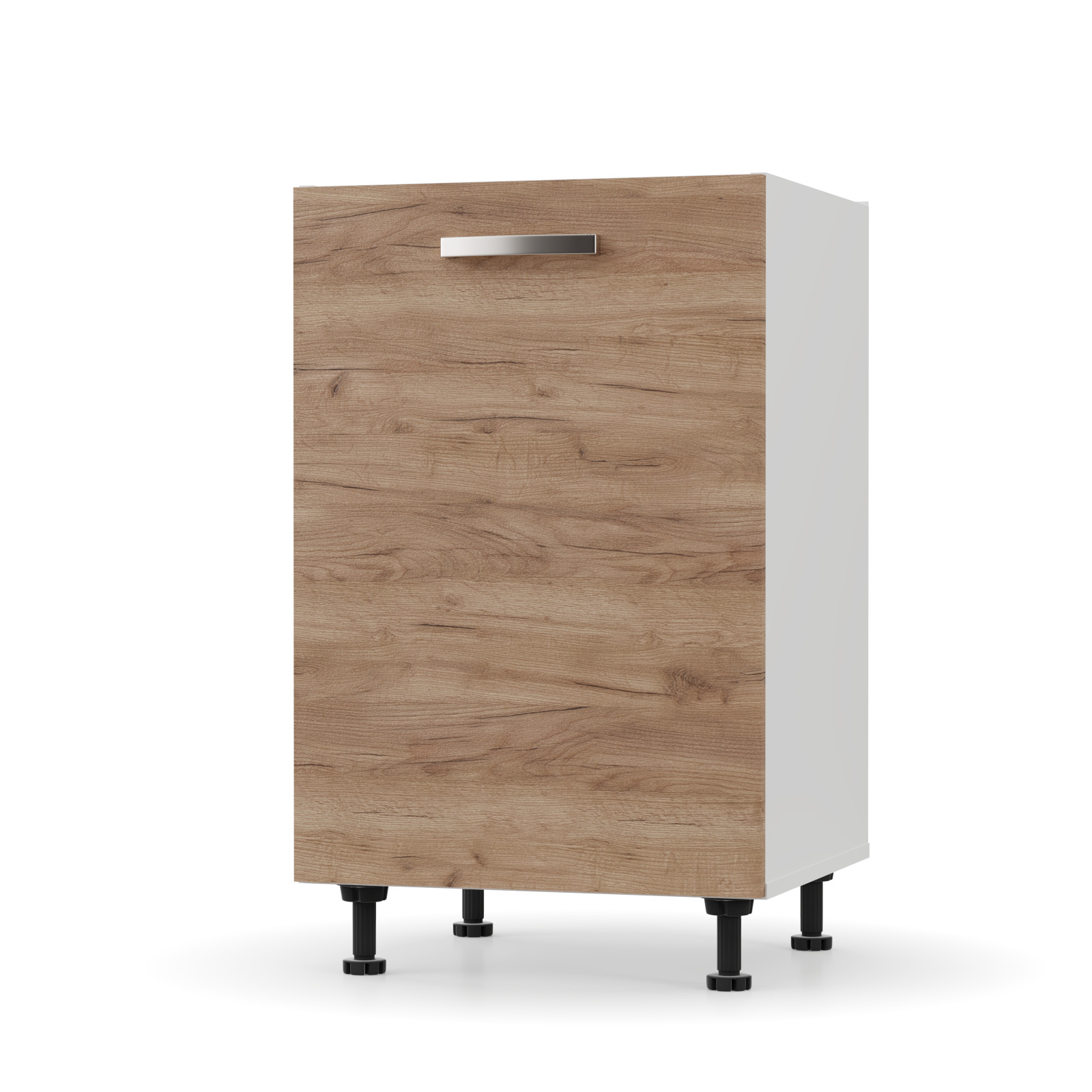 CHARLOTΤE Κάτω Ντουλάπι 50×46.5x82cm με μεταλλικά χερούλια Χρυσό Δρυς SO-CD50G CHARLOTΤE Κάτω Ντουλάπι 50×46.5x82cm με μεταλλικά χερούλια Χρυσό Δρυς SO-CD50G