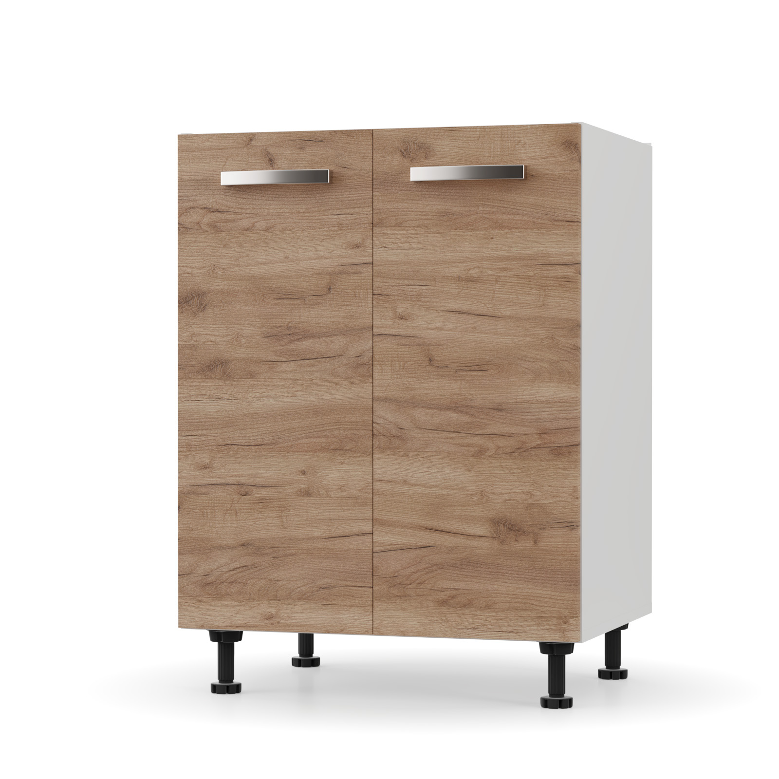 CHARLOTΤE Κάτω Ντουλάπι 60×46.5×82εκ με μεταλλικά χερούλια Χρυσό Δρυς SO-CD60G CHARLOTΤE Κάτω Ντουλάπι 60×46.5×82εκ με μεταλλικά χερούλια Χρυσό Δρυς SO-CD60G
