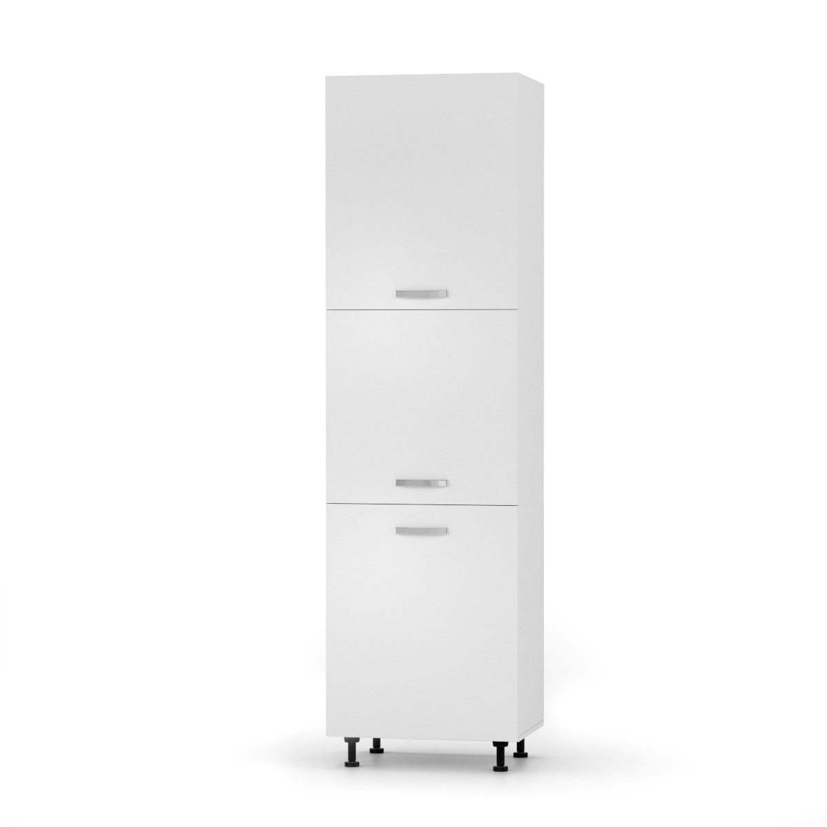 CHARLOTΤE Στήλη Kουζίνας 60x56x213.4εκ με μεταλλικά χερούλια Λευκό SO-CD60RVW CHARLOTΤE Στήλη Kουζίνας 60x56x213.4εκ με μεταλλικά χερούλια Λευκό SO-CD60RVW
