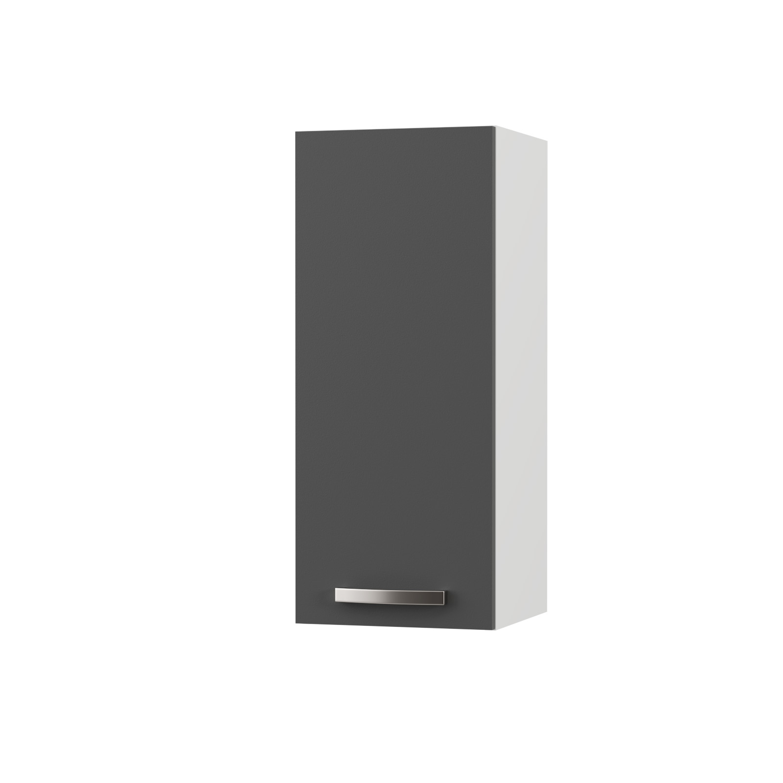 CHARLOTΤE Πάνω Ντουλάπι 30x30.5x71.8εκ με μεταλλικά χερούλια Γραφίτης SO-CV30GR