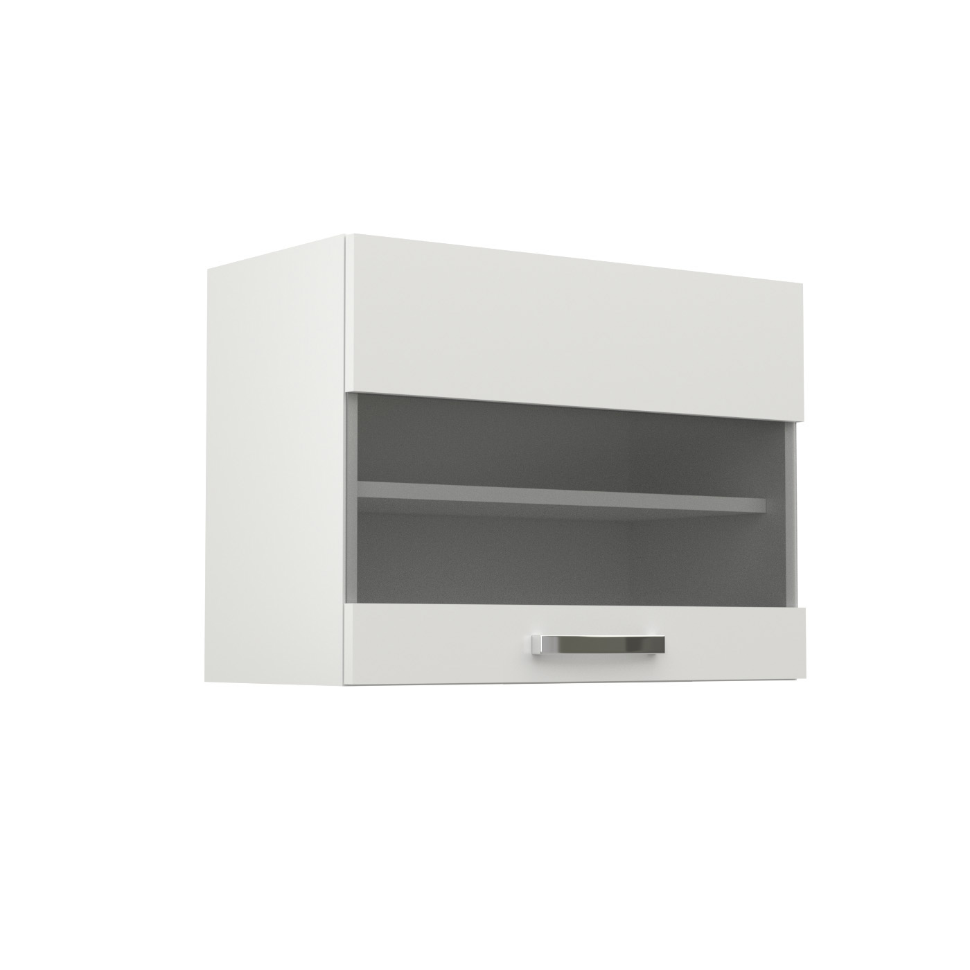 Charlotte πάνω ντουλάπι με τζάμι 60x30,5x45εκ Λευκό SO-CVA60GW