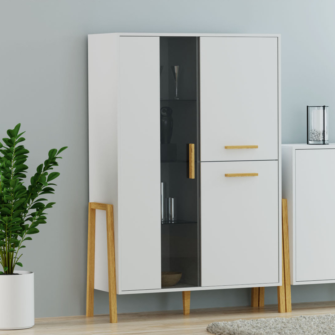 Βιτρίνα Belle Λευκό 102.5x41x152.5cm TO-BELLE1W2DWHITE Βιτρίνα Belle Λευκό 102.5x41x152.5cm TO-BELLE1W2DWHITE