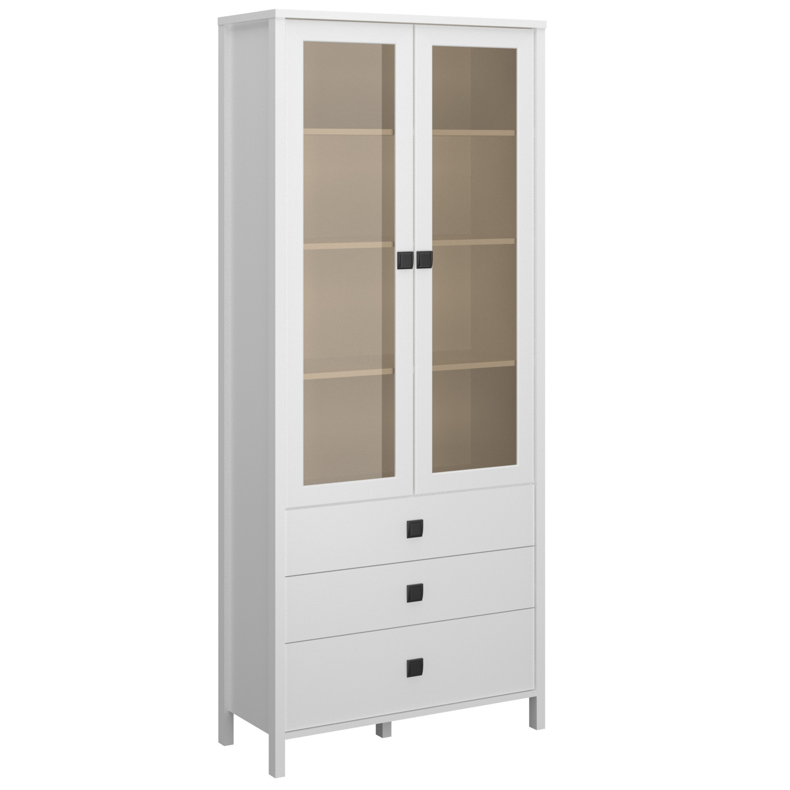 Βιτρίνα Marocco Δίφυλλη Λευκό 90x37x210.5cm TO-MARWIT2W3SWHITE Βιτρίνα Marocco Δίφυλλη Λευκό 90x37x210.5cm TO-MARWIT2W3SWHITE