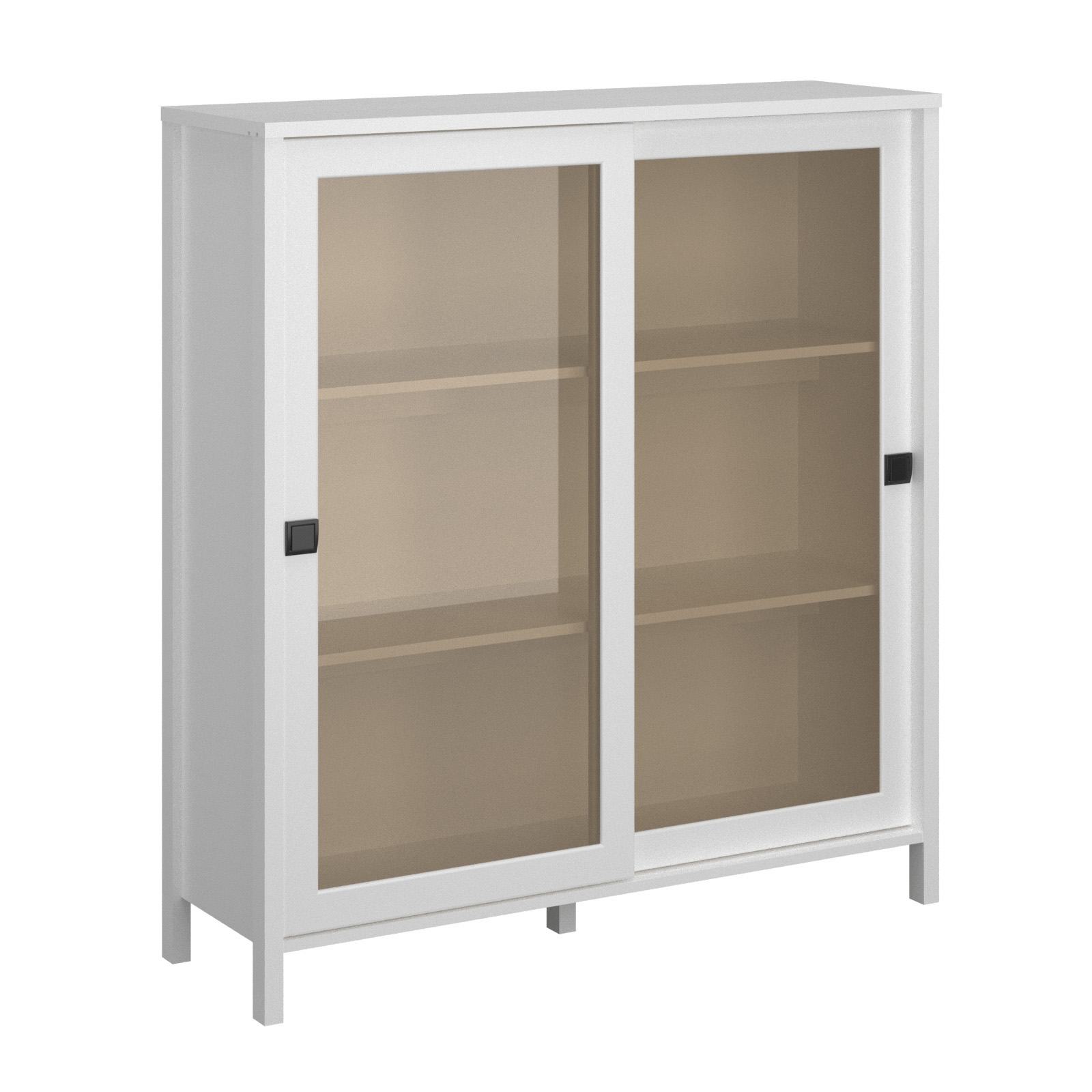 Βιτρίνα Marocco Δίφυλλη Λευκό 120x37x130.5cm TO-MARWIT2WHITE Βιτρίνα Marocco Δίφυλλη Λευκό 120x37x130.5cm TO-MARWIT2WHITE