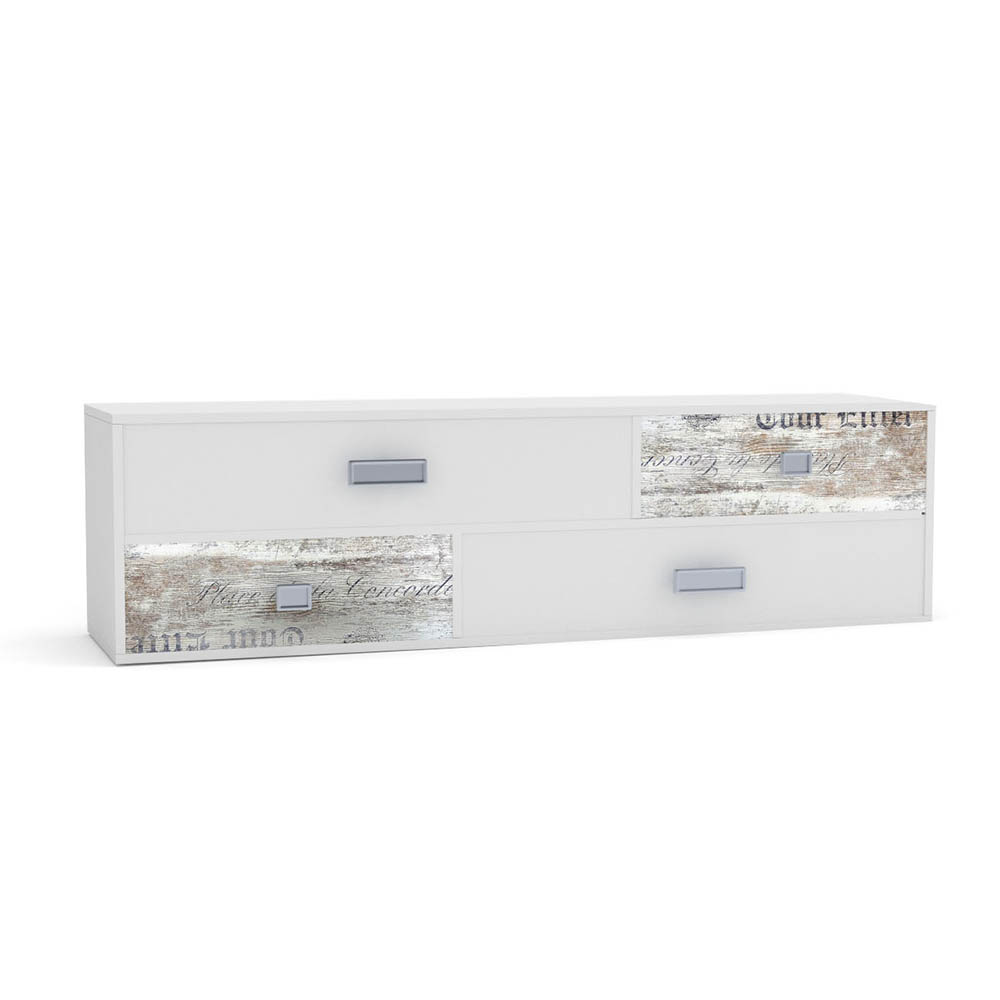 Pump Έπιπλο TV 150x40x43 Λευκό με Μοντέρνα Διακόσμηση TO-PUMP4S Pump Έπιπλο TV 150x40x43 Λευκό με Μοντέρνα Διακόσμηση TO-PUMP4S