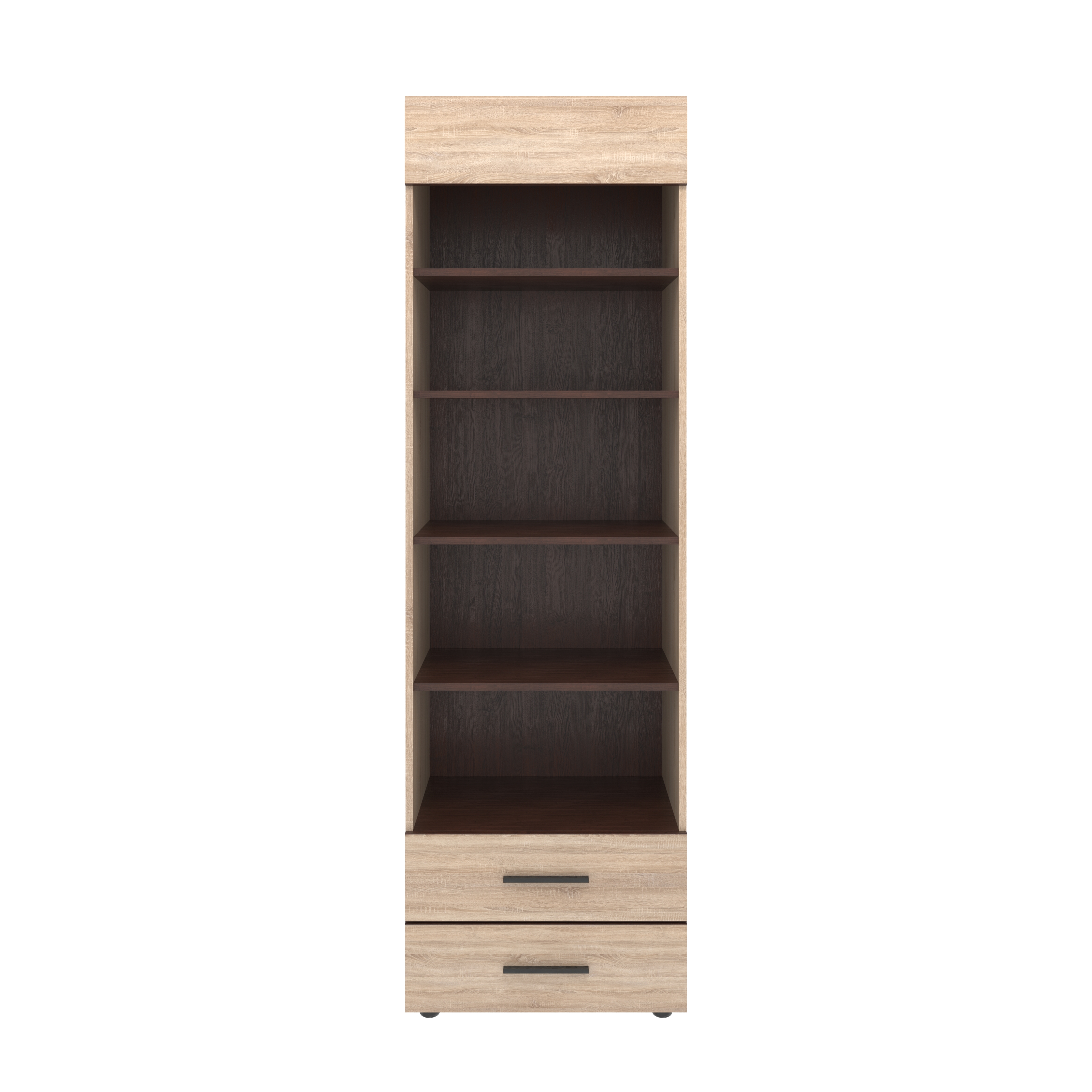 Βιβλιοθήκη Solo 2S 60x41x197 Sonoma με Wenge και MDF Καμπυλωτό τελείωμα TO-SOLO2S Βιβλιοθήκη Solo 2S 60x41x197 Sonoma με Wenge και MDF Καμπυλωτό τελείωμα TO-SOLO2S
